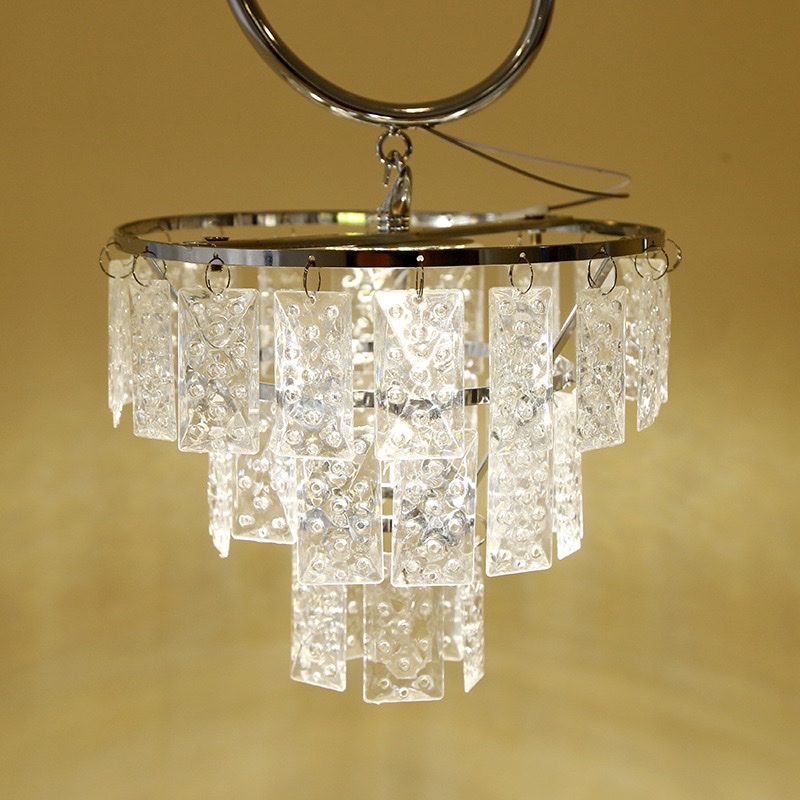 Wedding props: Iron art three-head crystal road guide lights, wedding hall stage decoration, illuminated ornaments, road guide lights Item Picture