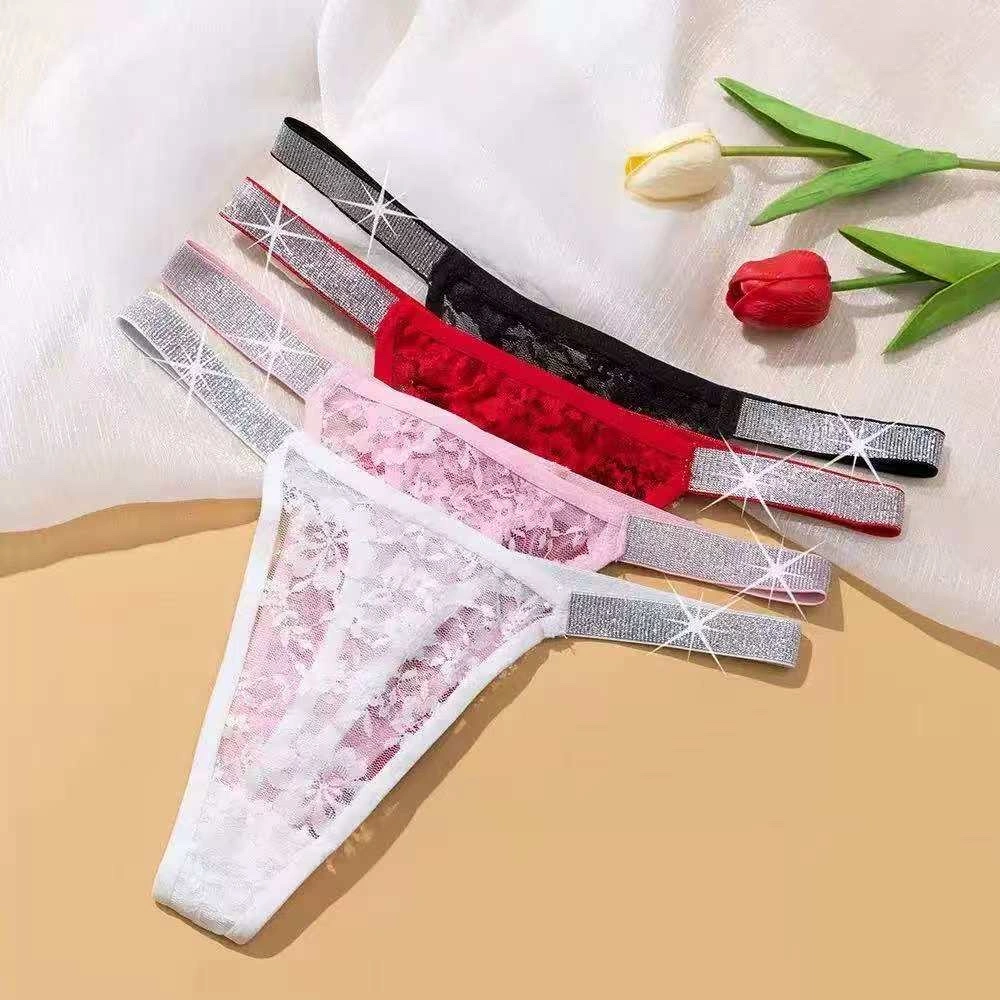 Pure cotton breathable, comfortable and seamless women's underwear for spring and summer. New style thong detail image 3