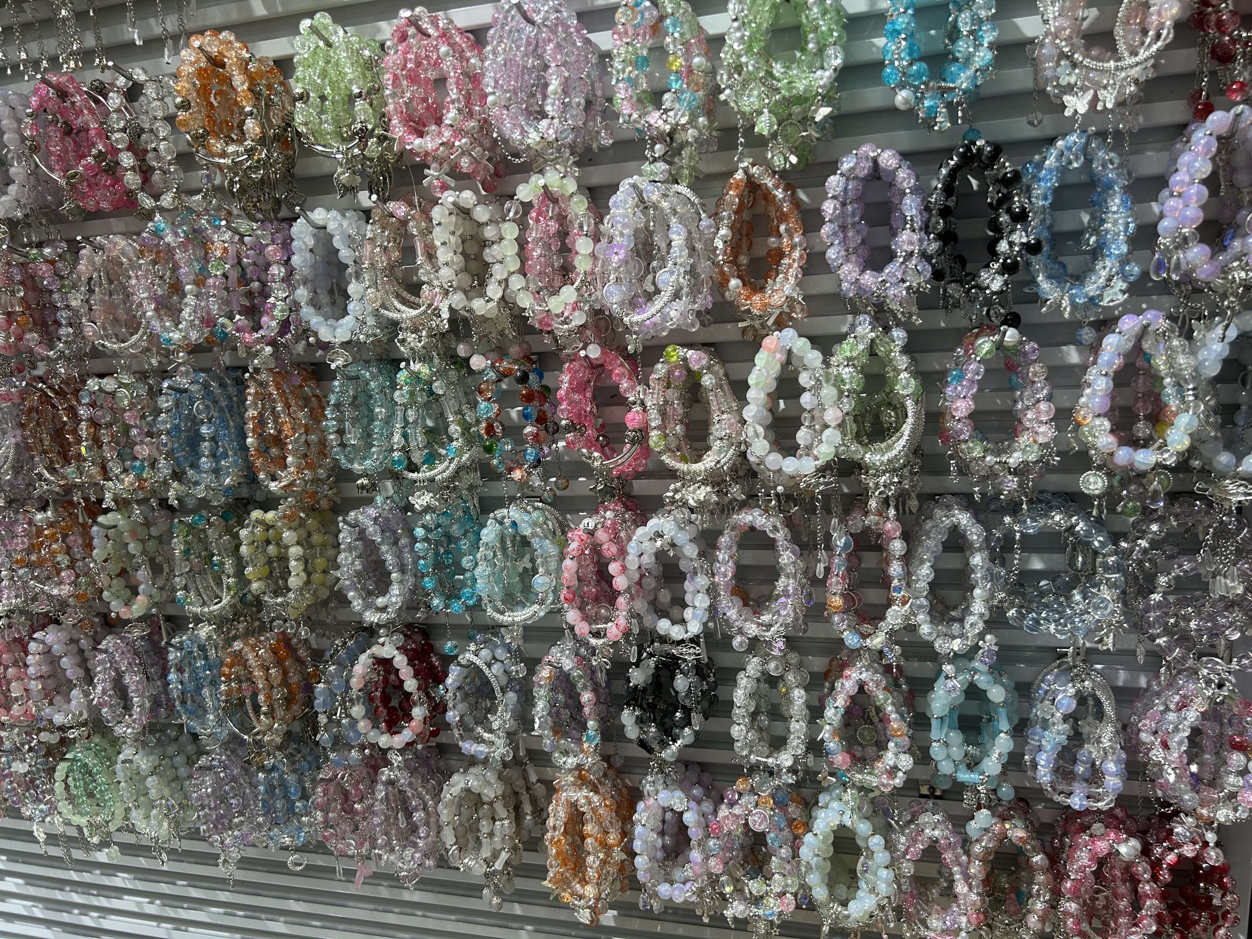 铭心饰品铜微镶不规则手链女款百搭水晶能量手串详情图2