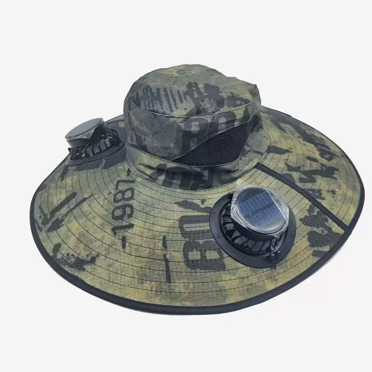 太阳能风扇帽子户外散热帽户外钓鱼遮阳散热风扇帽详情图4