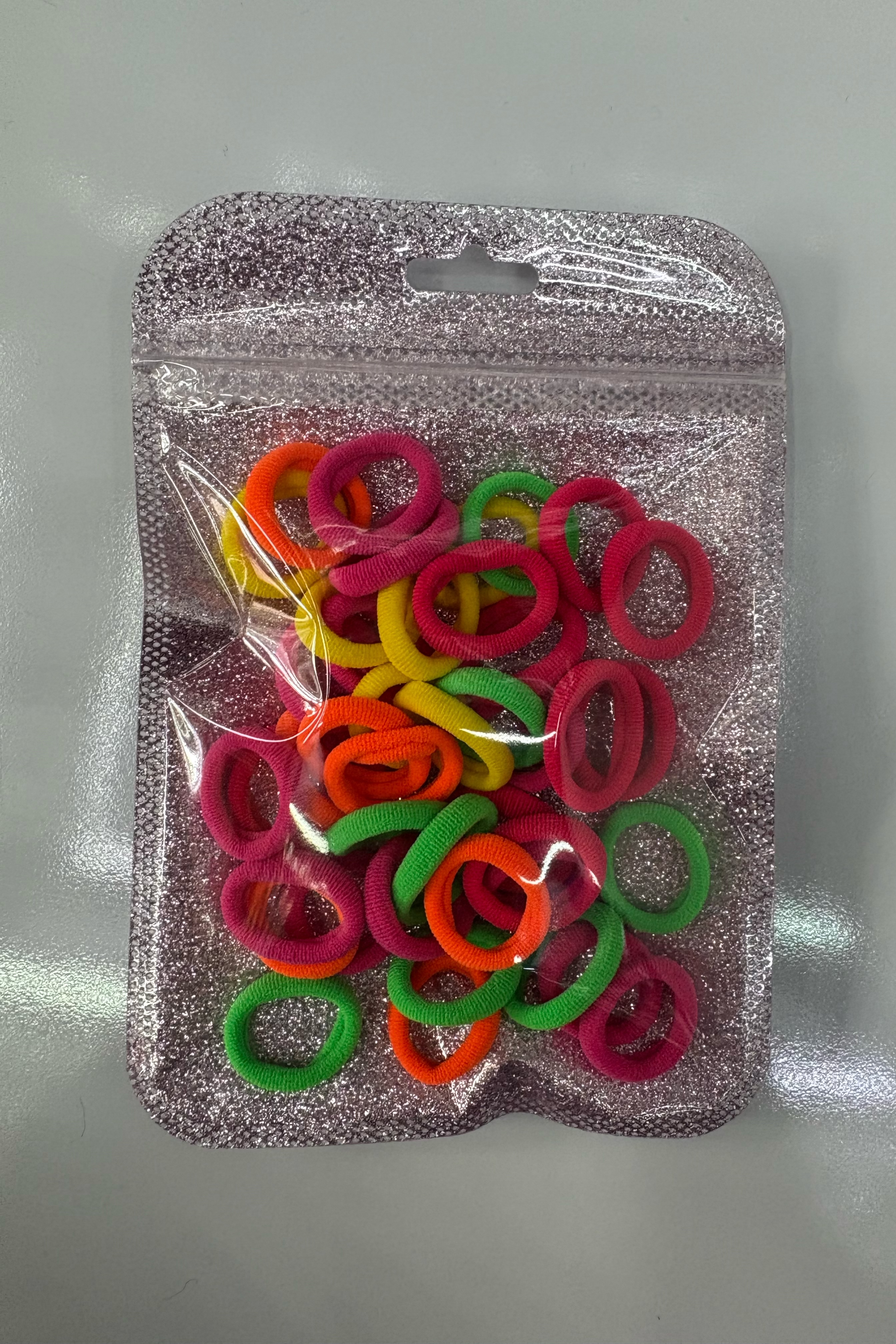 Factory direct supply for export children's towel rings 2.5 new style, 50 pieces each, shiny packaging, headband towel rings Specification drawing