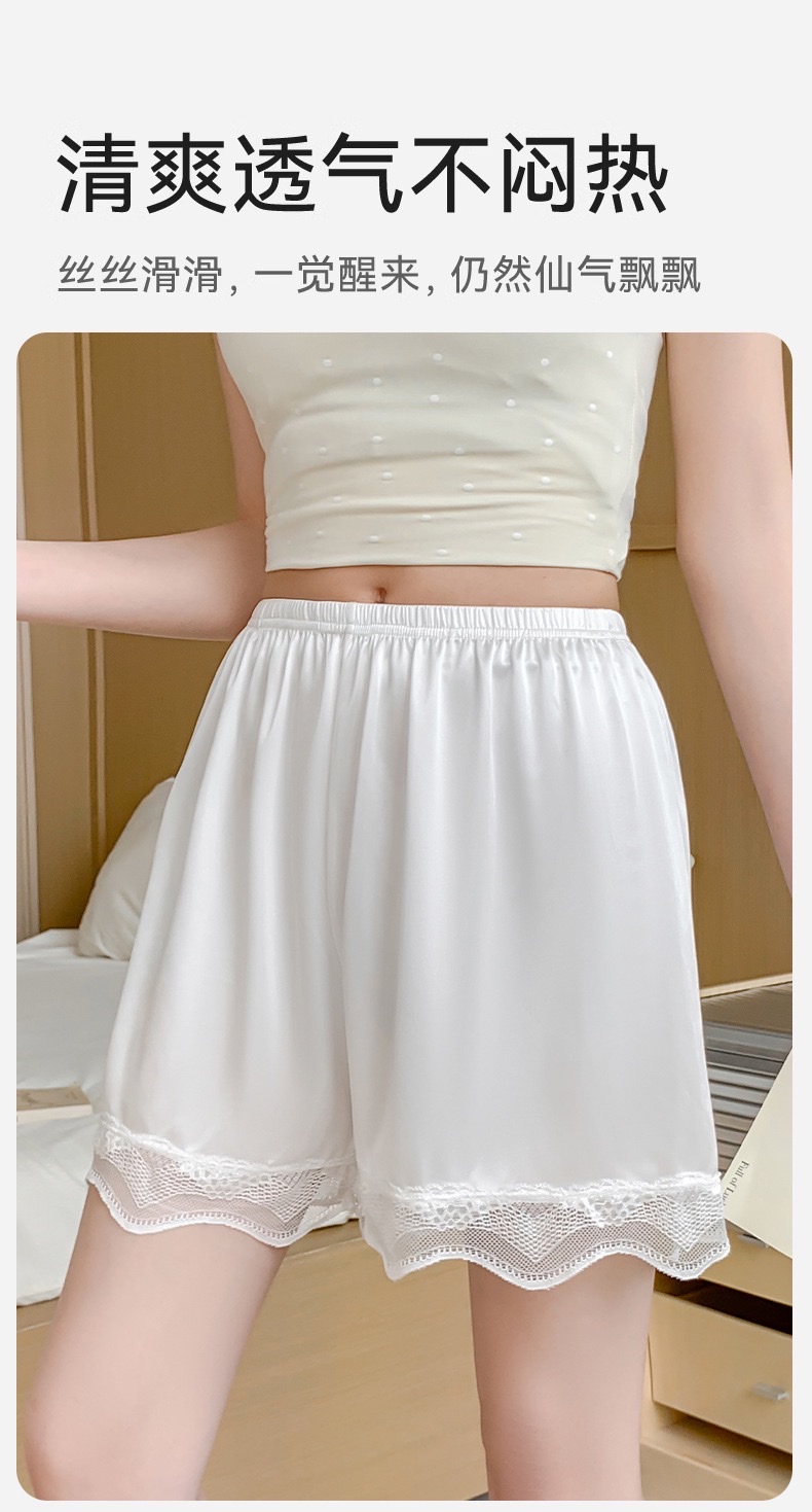 The new summer collection of women's wavy lace leggings for women can be worn over thin solid-color shorts as leggings detail image 9