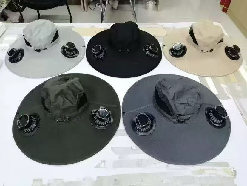 Solar fan cap, outdoor heat dissipation cap, outdoor fishing sunshade and heat dissipation fan cap