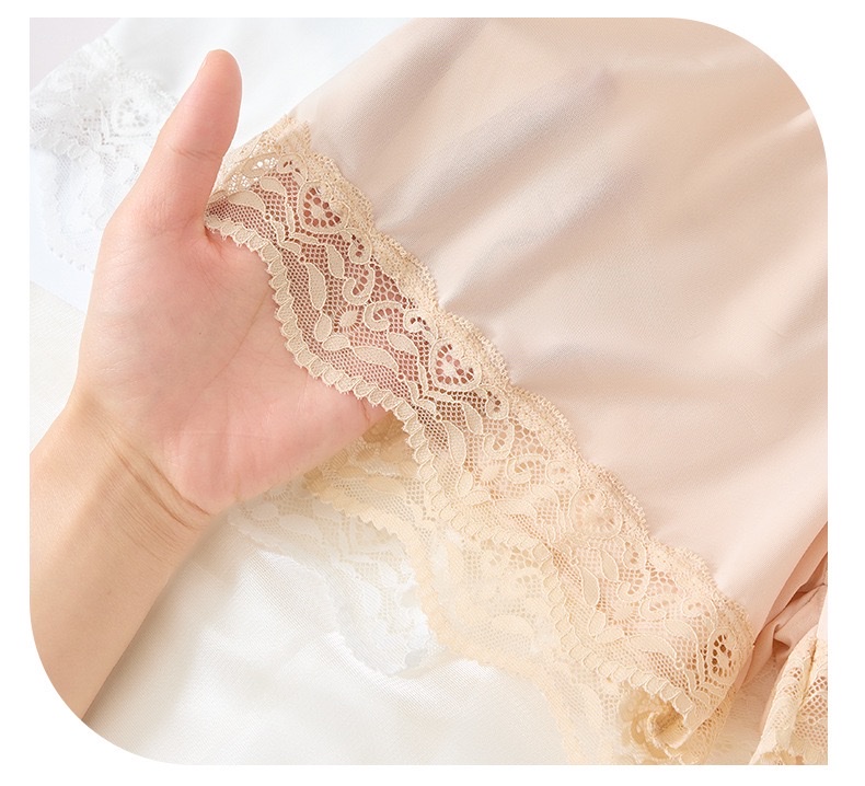 Spring and summer's new loose lace safety pants are paired with anti-glare ice silk breathable mid-waist shorts and non-rolled-up 3/4 pants detail image 11