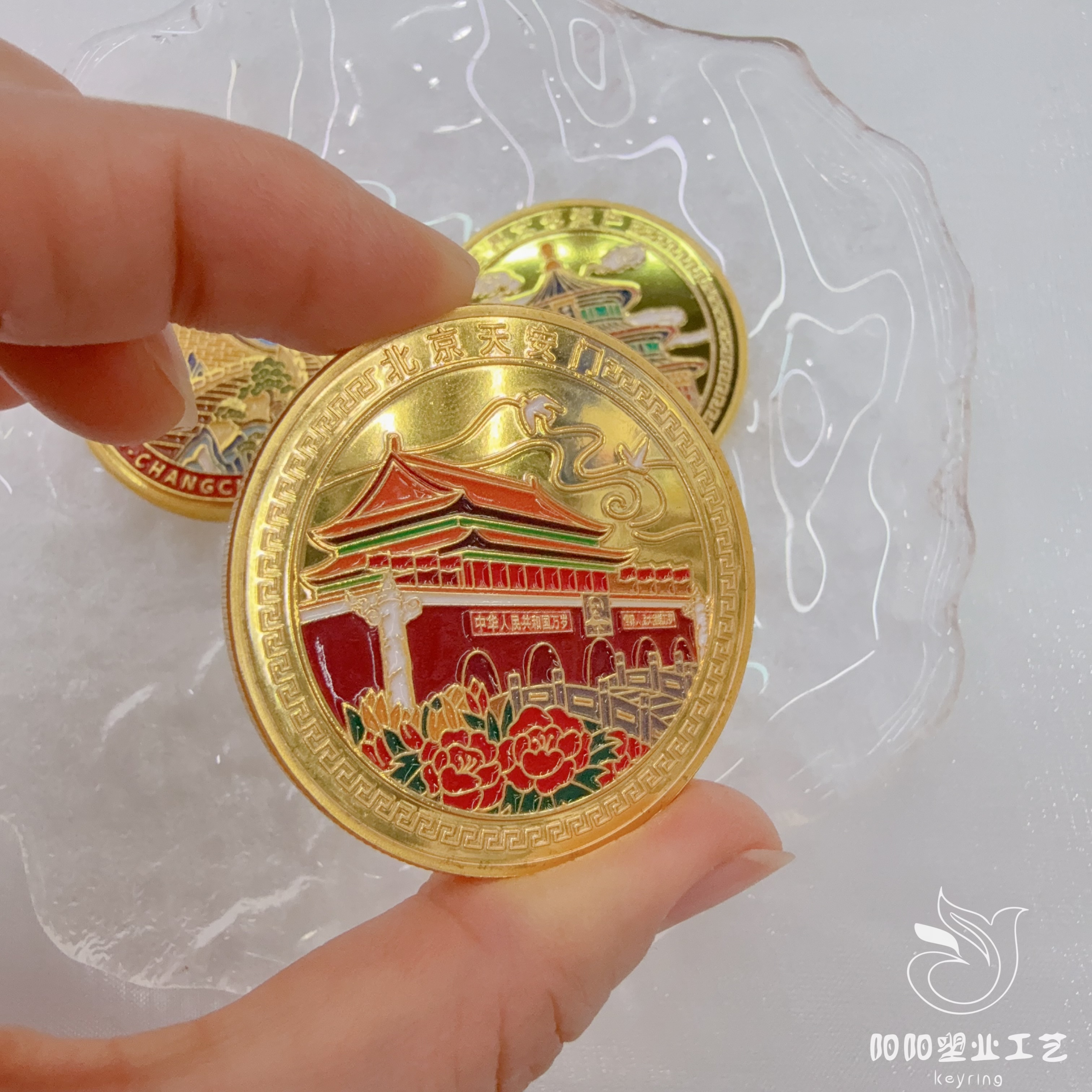 Customized badges, commemorative gold coins, customized game coins, decision-making lucky game metal commemorative MEDALS, coins, tokens, souvenirs, creative souvenirs, government meeting gifts, business souvenirs Application Scenario