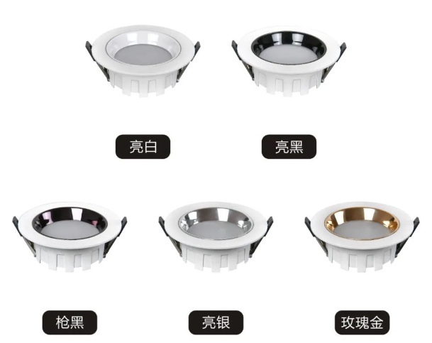 SXL circular square single and double head surface mount downlights, double-hole embedded ultra-thin rectangular simple lights, living room corridor, entrance hall, ceiling led spotlights details Picture