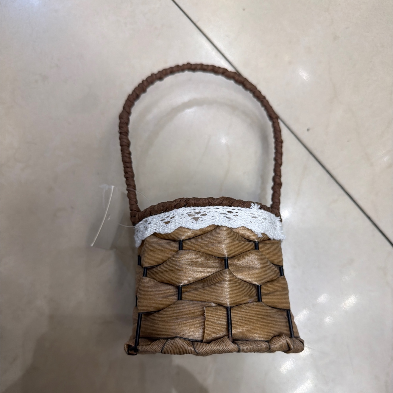 小摆件手工制作精致装饰品插花用品工艺品礼品等等竹编工艺品花篮仿真花盆景花篮竹编工艺品花篮花篮竹编工艺品花篮仿真花盆景花篮详情图3