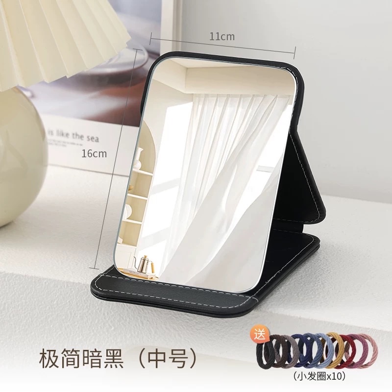 可爱小镜子化妆镜学生宿舍专用梳妆镜女随身便携家用桌面折叠古迪折叠化妆镜办公室桌面小镜子女学生宿舍专用便携台式梳妆镜古迪折叠化妆镜桌面便携台式小梳妆镜家用办公室男士宿舍专用镜子详情图7