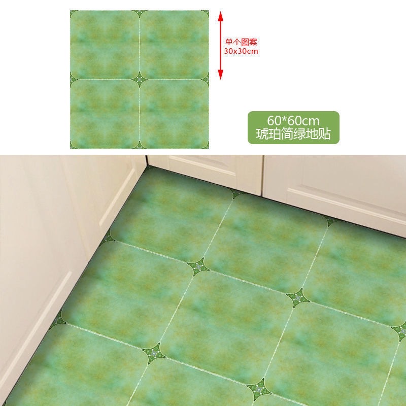 Thickened self-adhesive decorative wall and floor stickers for the kitchen, retro American-style stickers for the renovation of the living room and balcony detail image 13