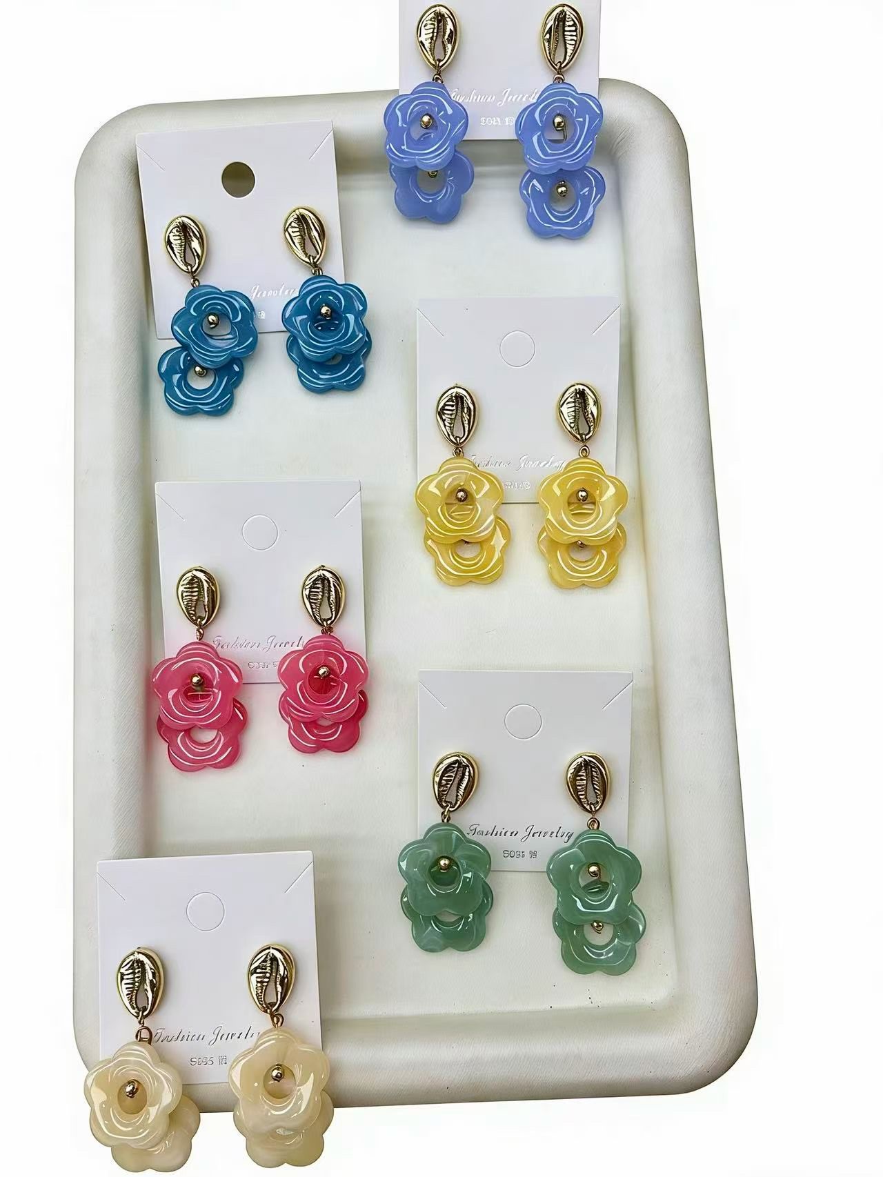 中古风耳环耳饰耳夹复古饰品女款设计感独特耳环