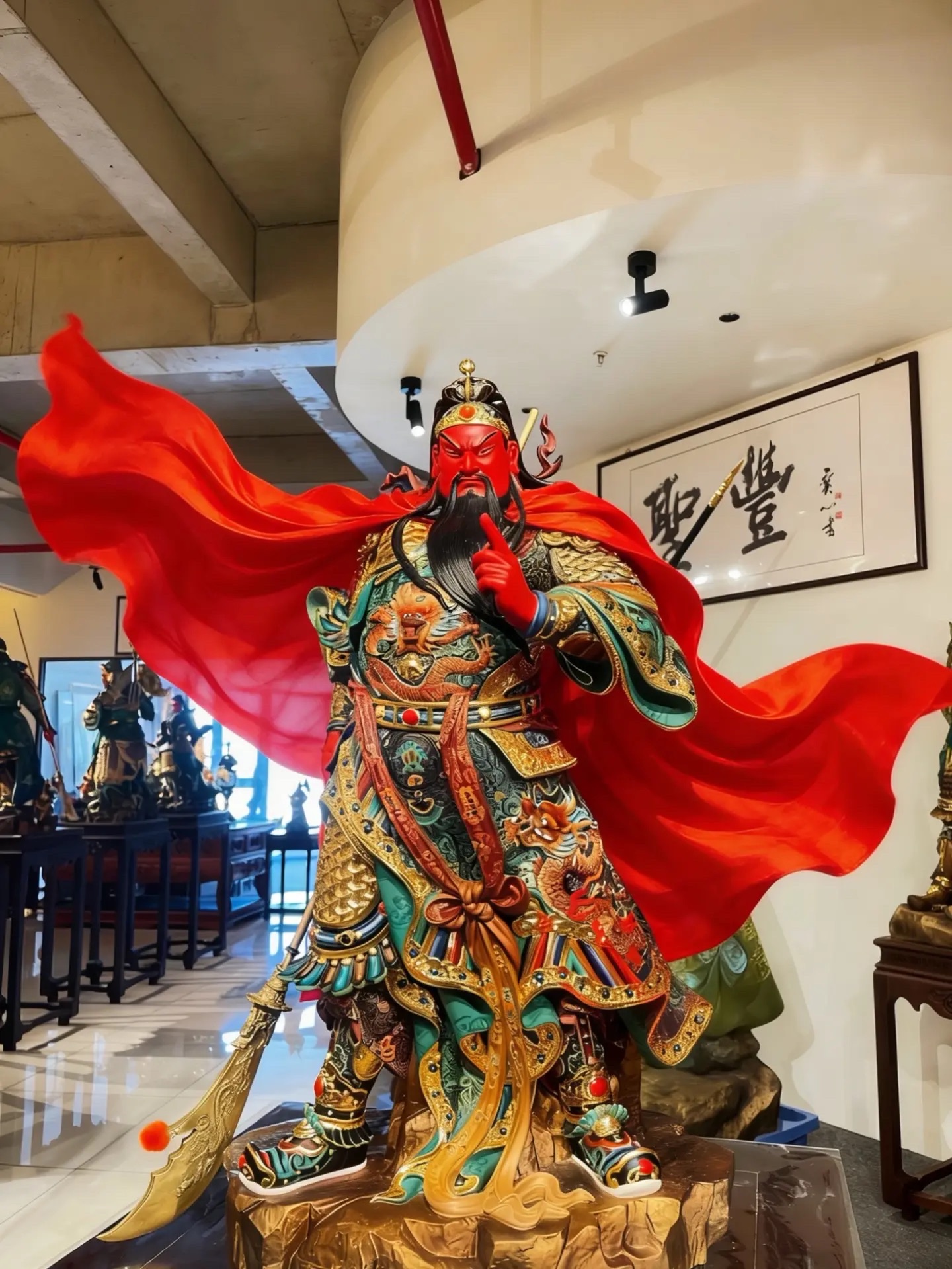 义乌普觉佛教工艺品厂 
关二爷 关公 佛像关公像