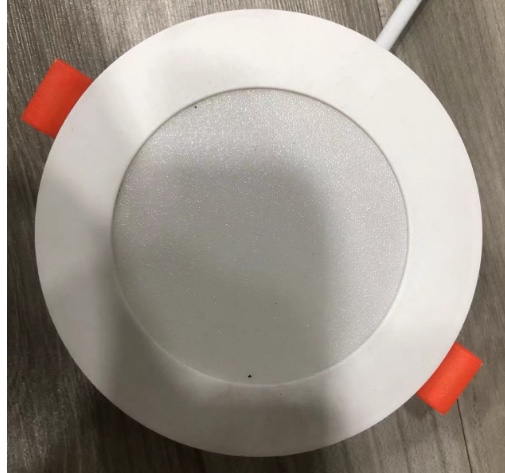 SXL Durian Downlight 6w Embedded Ultra-thin Anti-Glare three-color household all-aluminum ceiling hole light details Picture