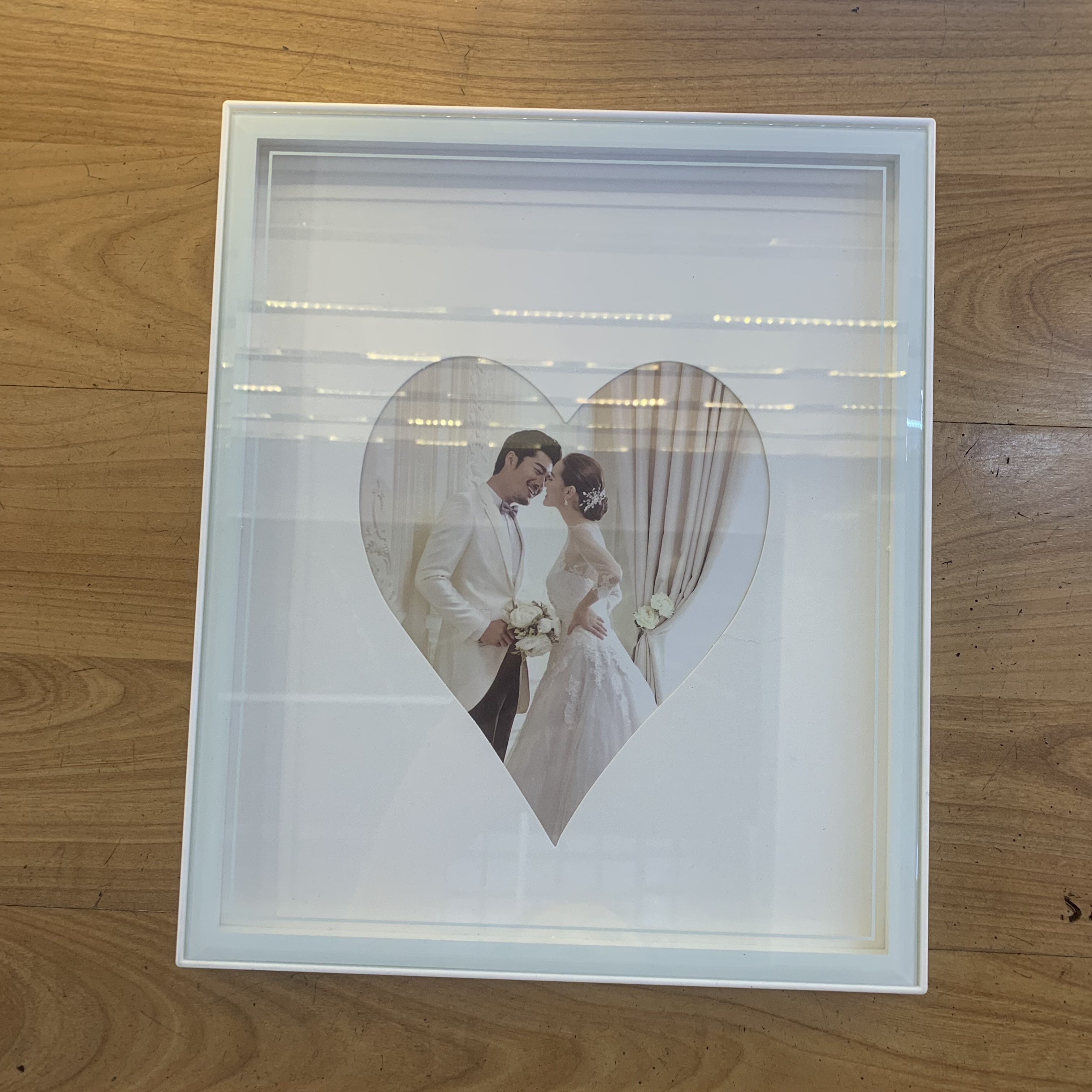 USB interface LED light single-color and dual-color photo frame with light detail image 3