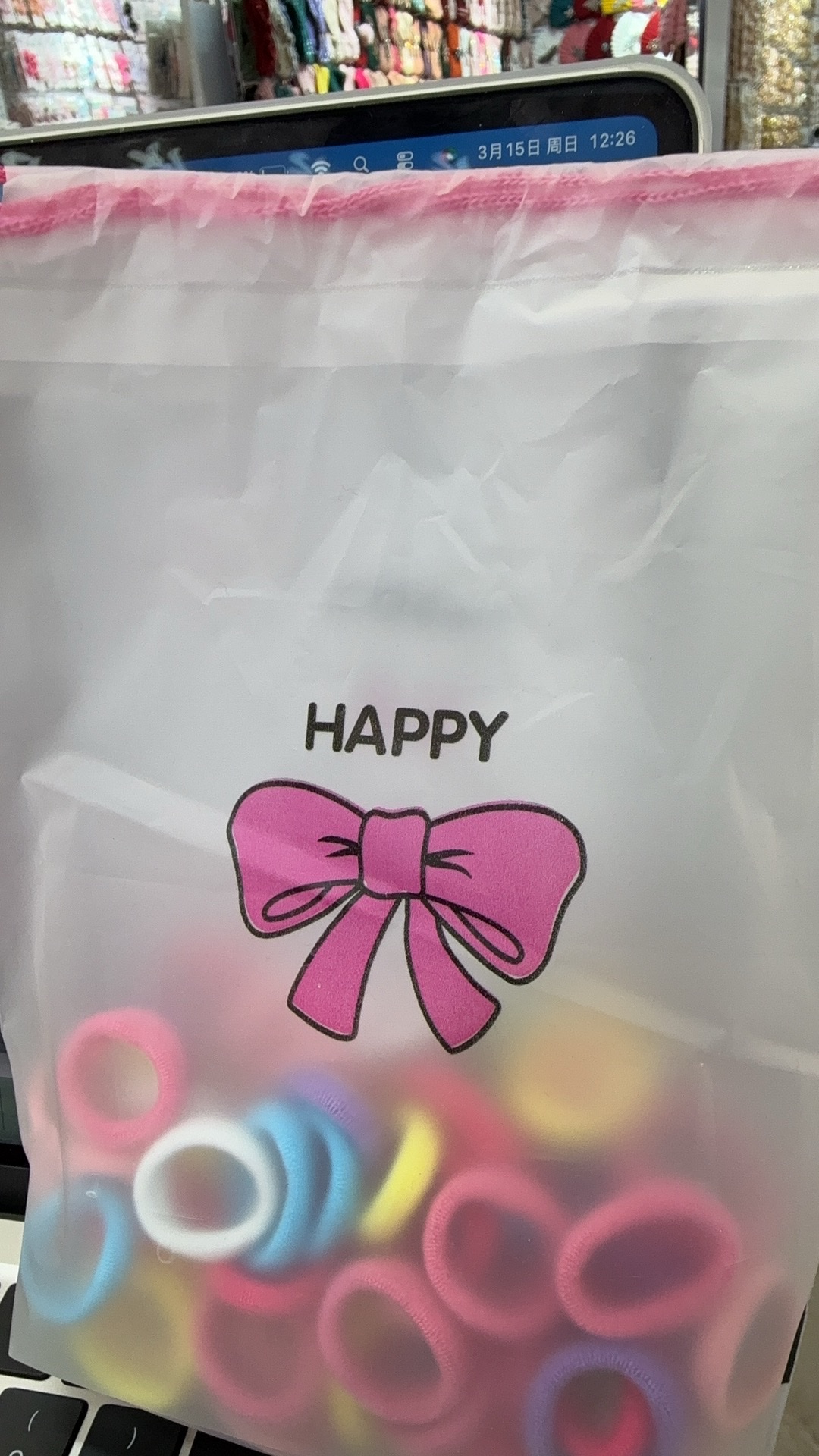 皮筋 儿童发圈细节图