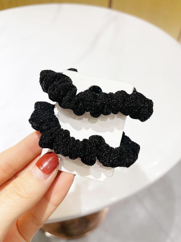 Large intestine hair band, Korean hair tie, women's fashionable hair band, colorful hair accessory detail image 11