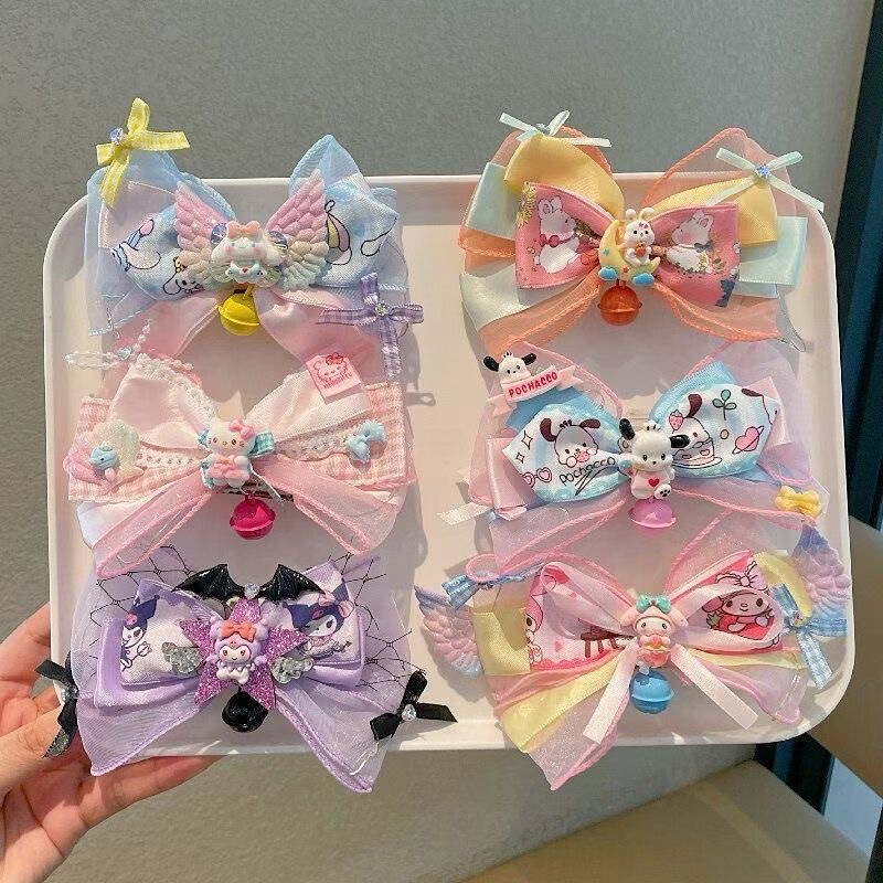 Children's bow, children's light bow, children's top clip bow detail image 9