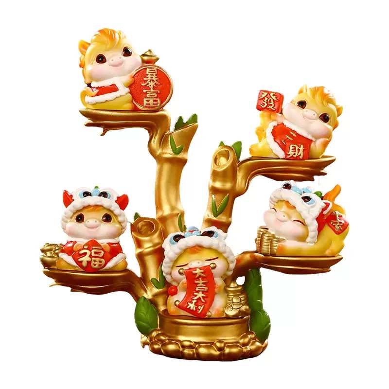 New creative decorative items for the Year of the Horse, housemoving souvenirs, home living room, entrance hall, TV cabinet, desktop decorations, resin detail image 3