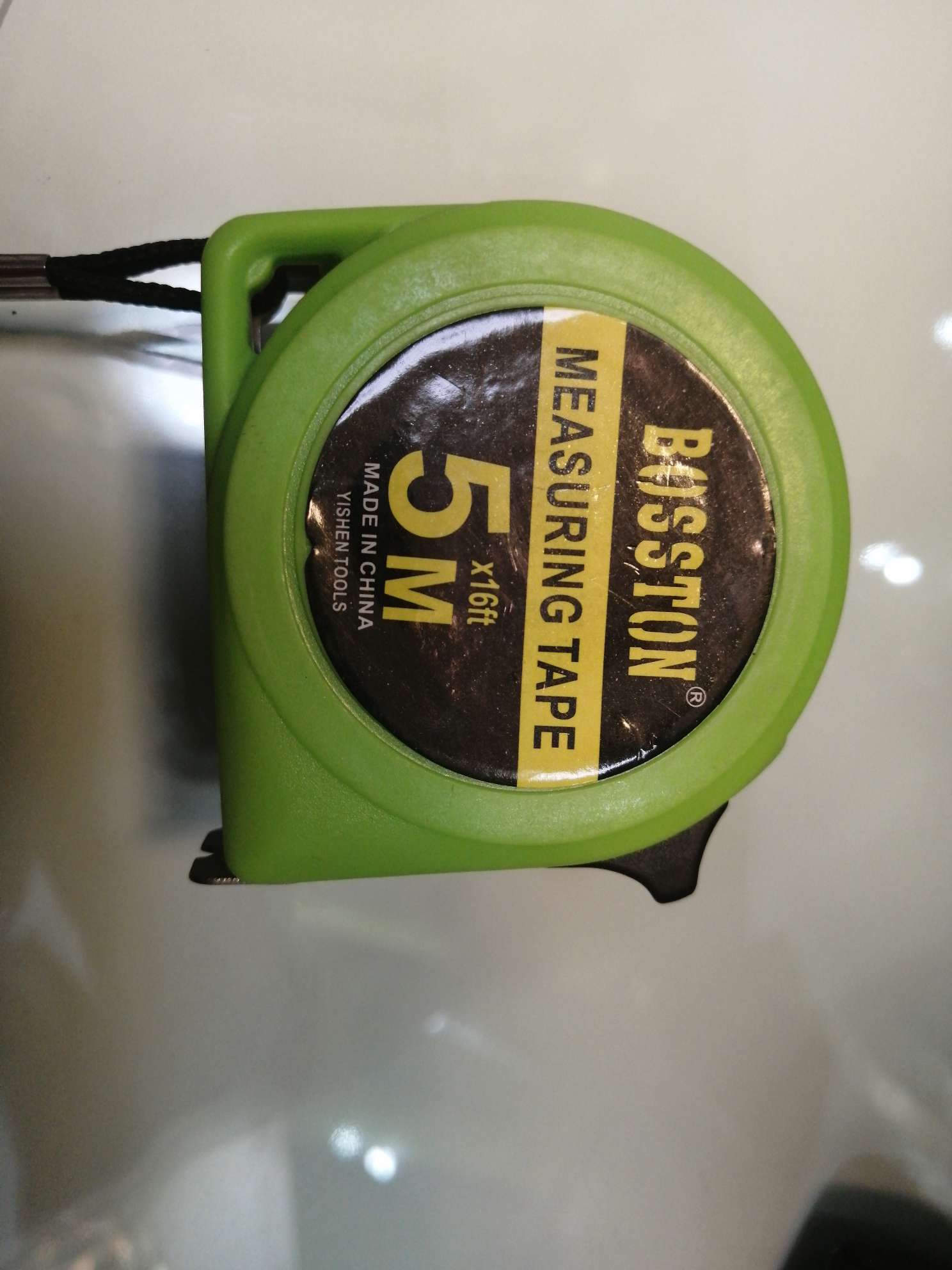 绿色卷尺5m小尺子测量卷尺五金工具手动工具