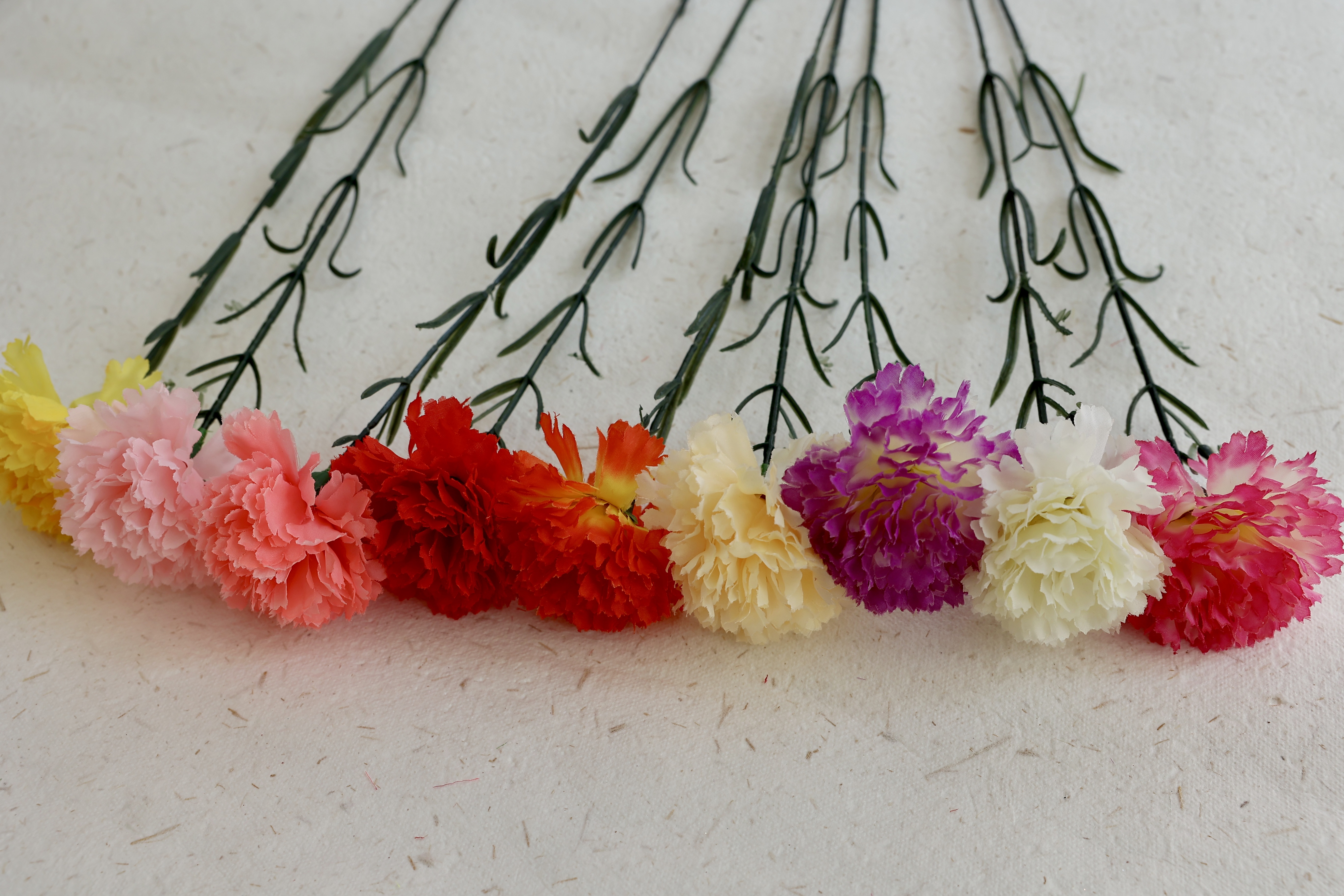 5头茶花苞秋色雪花布小把花欧式仿真花批发绢花套装配花婚礼插花5