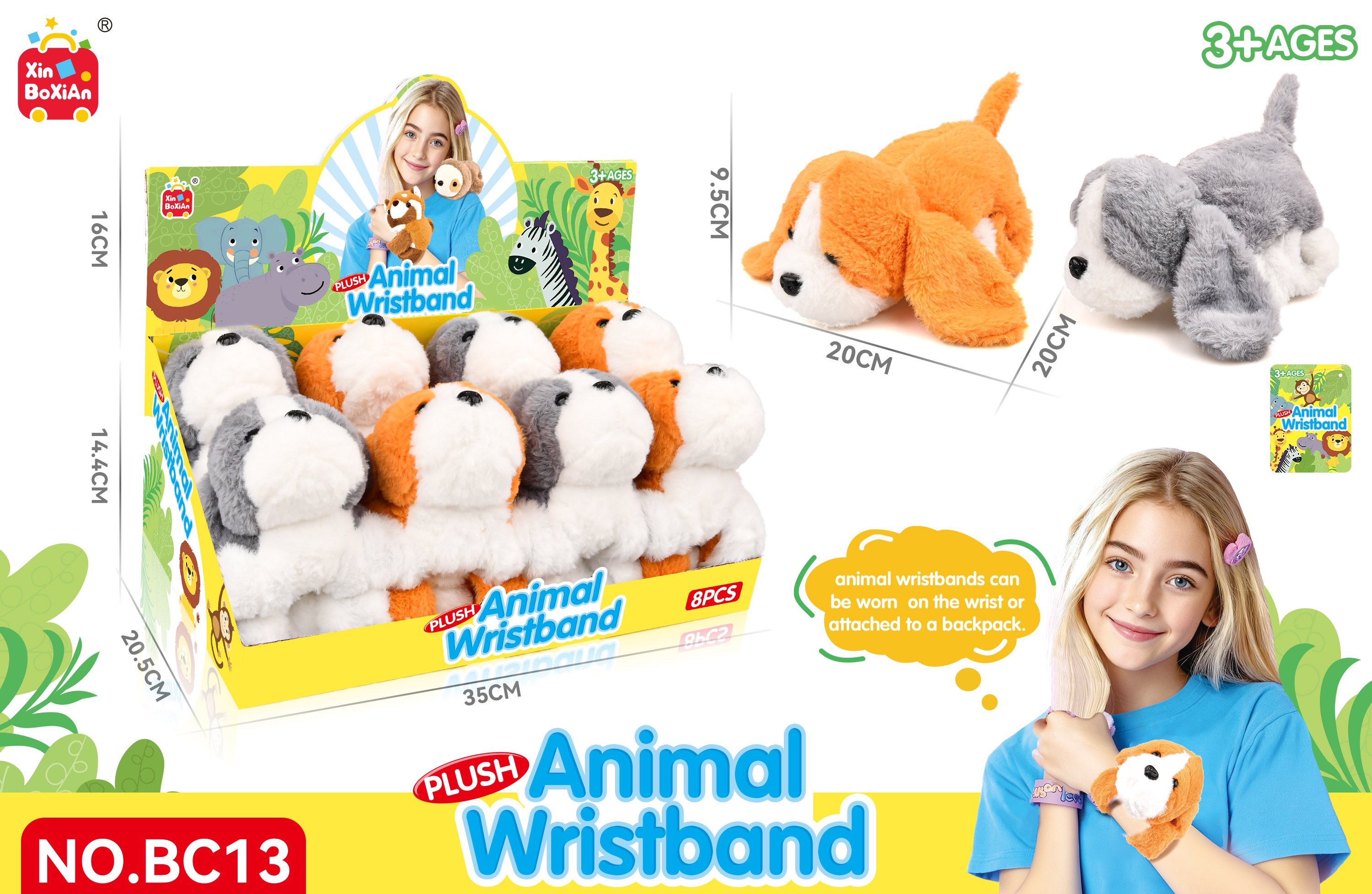 Standing-style, multi-functional foreign trade dolls, koala animal figurines, wristbands, wristbands, gifts, wrist toys details Picture
