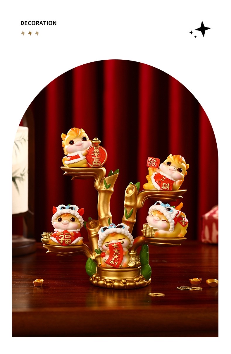 New creative decorative items for the Year of the Horse, housemoving souvenirs, home living room, entrance hall, TV cabinet, desktop decorations, resin