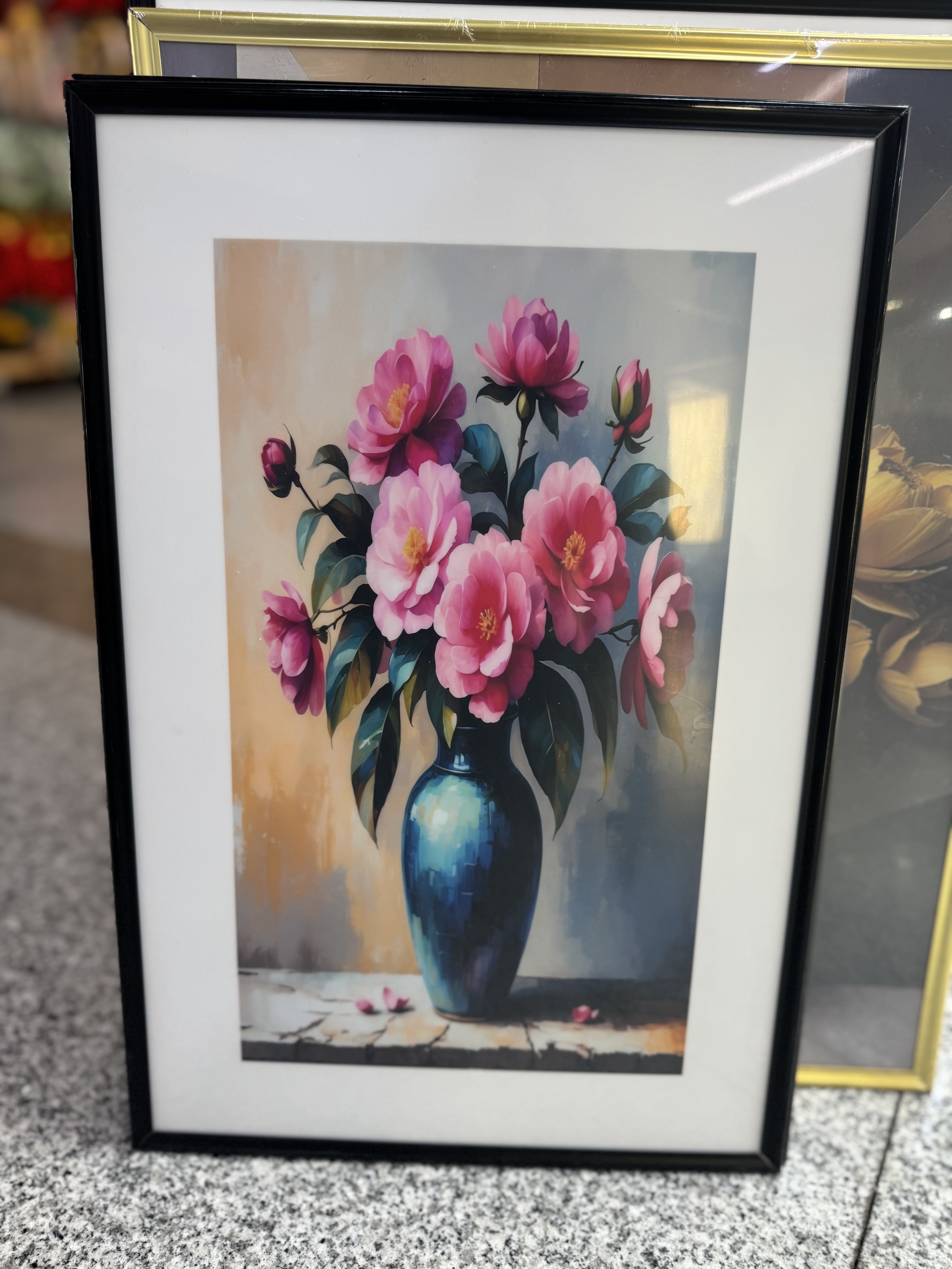 花卉装饰画耶稣装饰画阿拉伯文装饰画10寸桌面摆画墙上挂画商超各种配画款式多样尺寸多种可来样定制量大优惠工厂直销款式多样风白底实物图