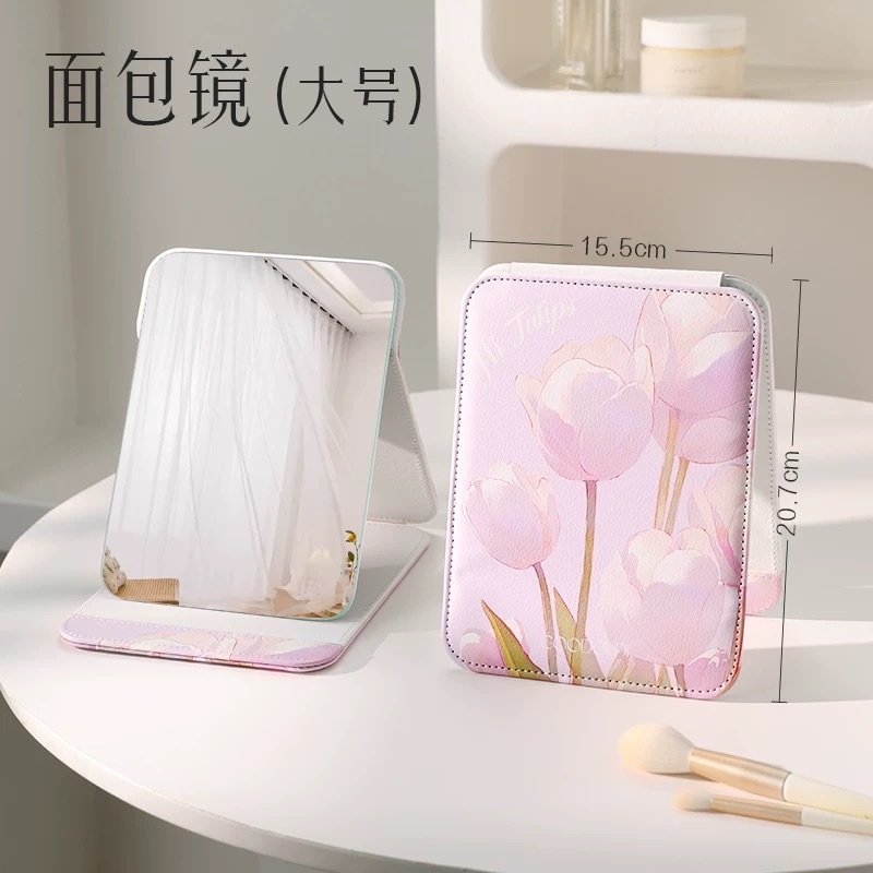 可爱小镜子化妆镜学生宿舍专用梳妆镜女随身便携家用桌面折叠古迪折叠化妆镜办公室桌面小镜子女学生宿舍专用便携台式梳妆镜古迪折叠化妆镜桌面便携台式小梳妆镜家用办公室男士宿舍专用镜子详情图14