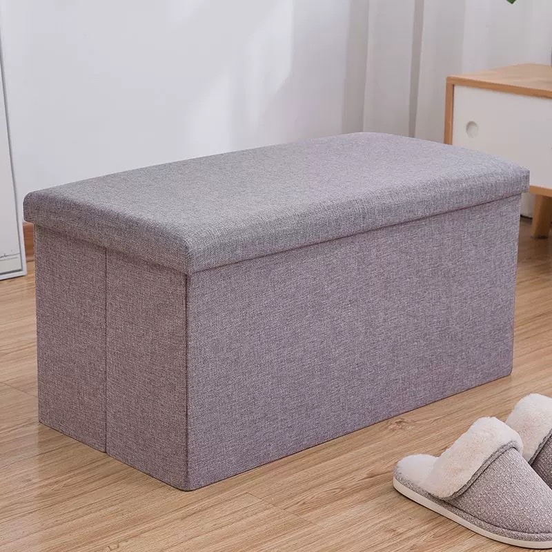 Rectangular storage stools, multi-functional storage stools for adults, children's sofa stools, living room shoe-changing stools, and storage boxes
