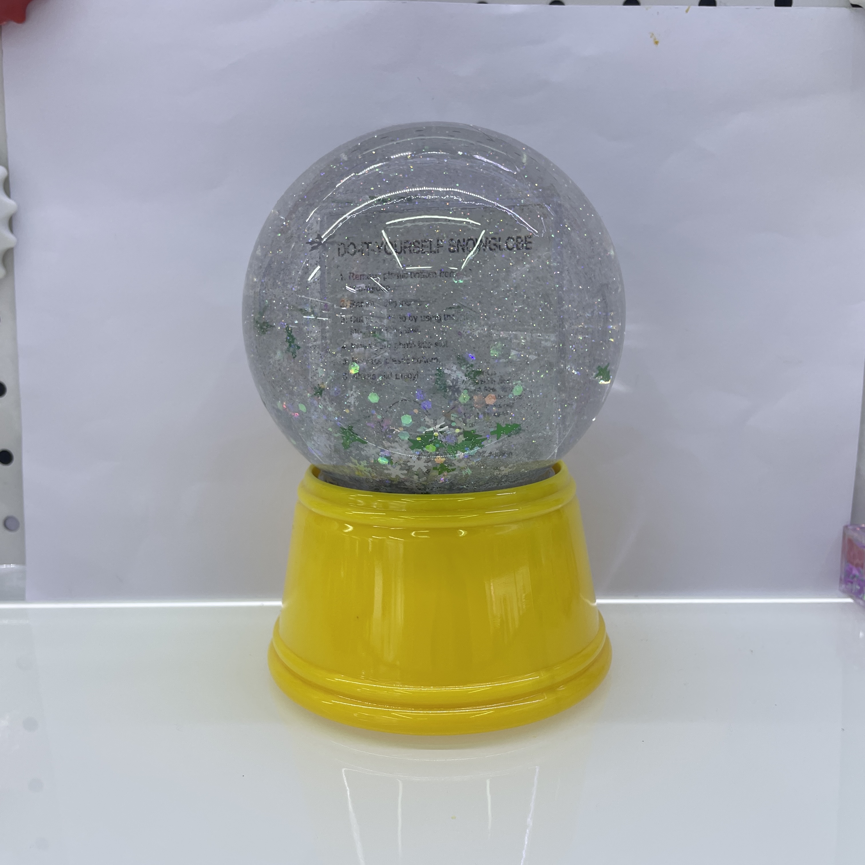 High-bottom flowing sand water ball photo frame, creative photo frame decoration for Christmas and Valentine's Day details Picture