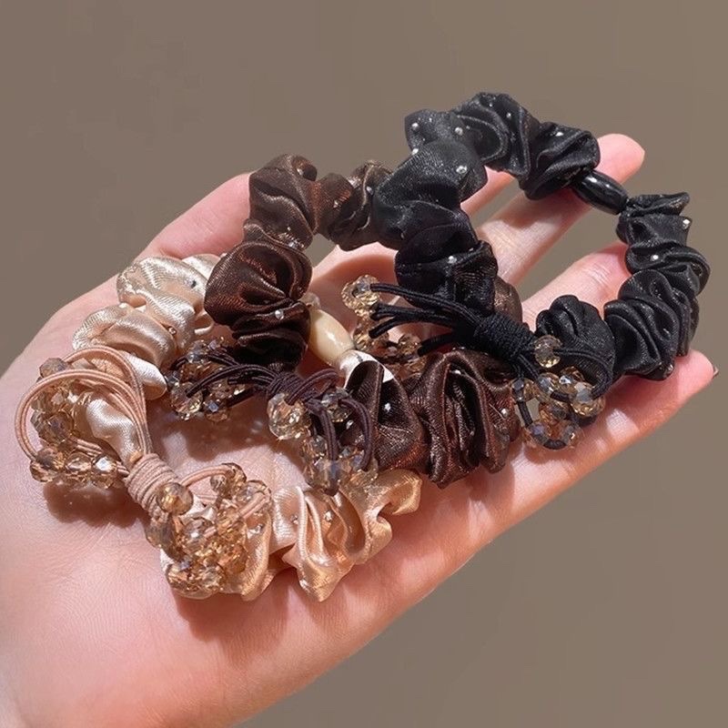 Large intestine hair band, Korean hair tie, women's fashionable hair band, hair binding wonder, hair accessory detail image 2