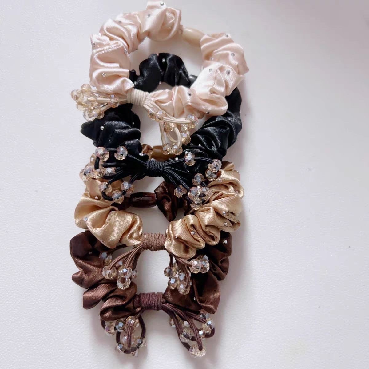 Large intestine hair band, Korean hair tie, women's fashionable hair band, hair binding wonder, hair accessory Specification image