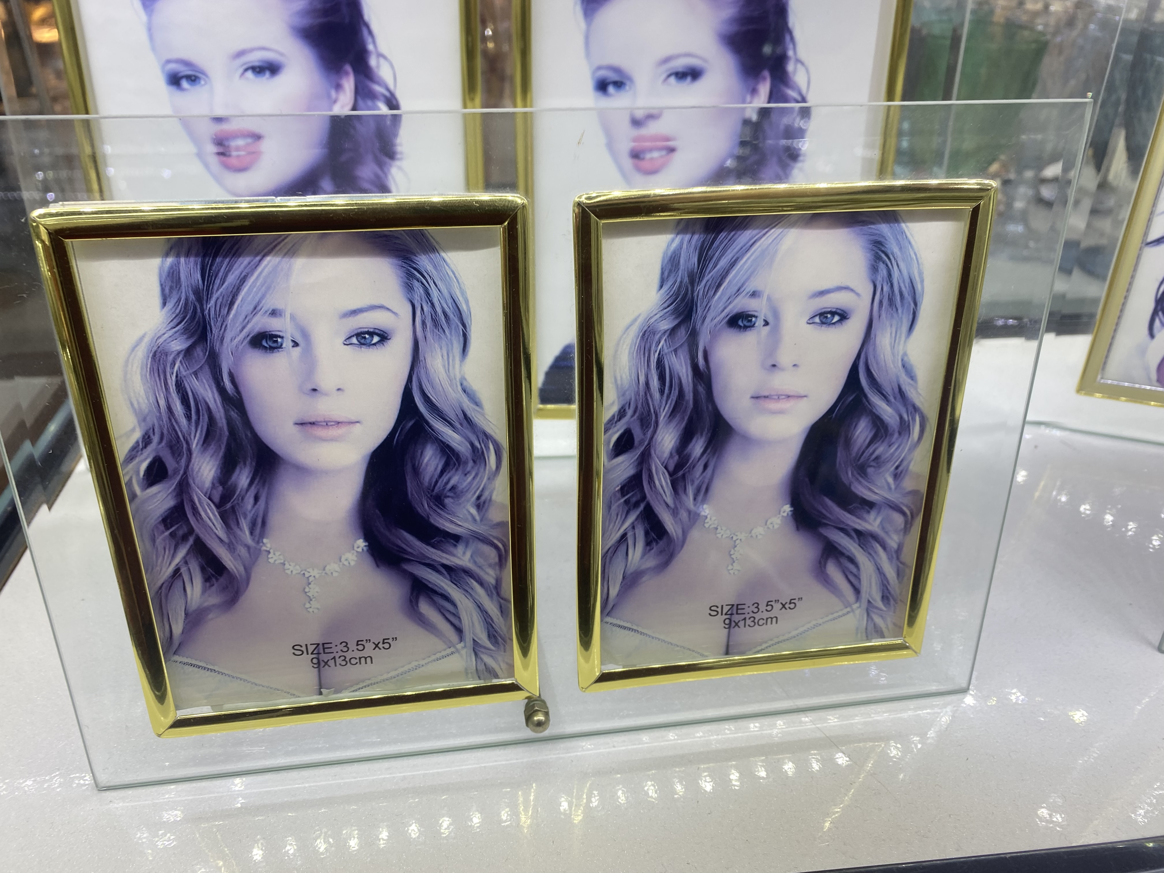 相框摆台玻璃相框摆台双框