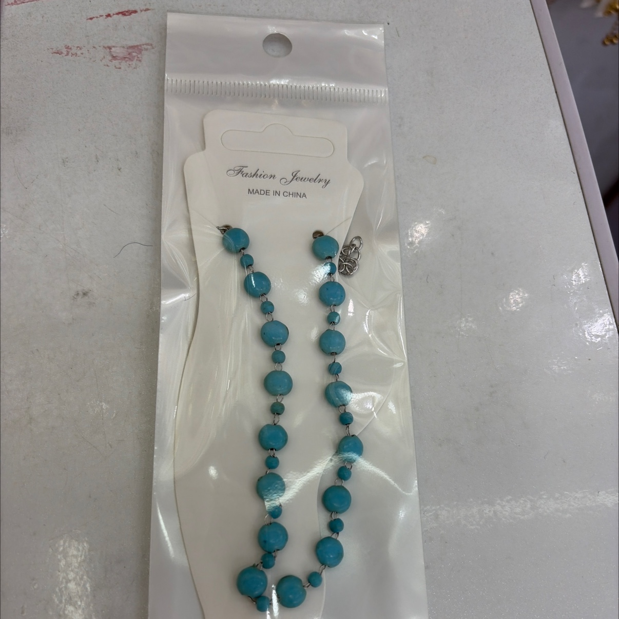 999纯银翡翠观音八宝罗盘玉吊坠脚链