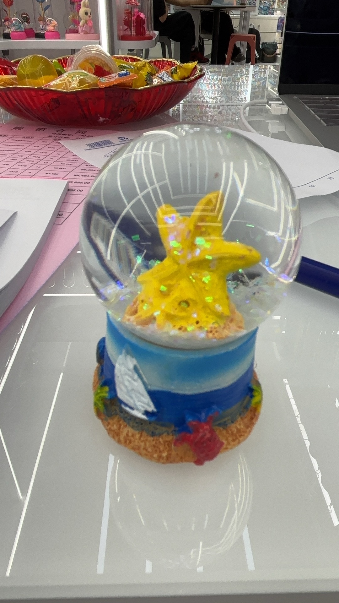 手工活外发烛台水晶花瓶玻璃制品手工活制作玻璃制品