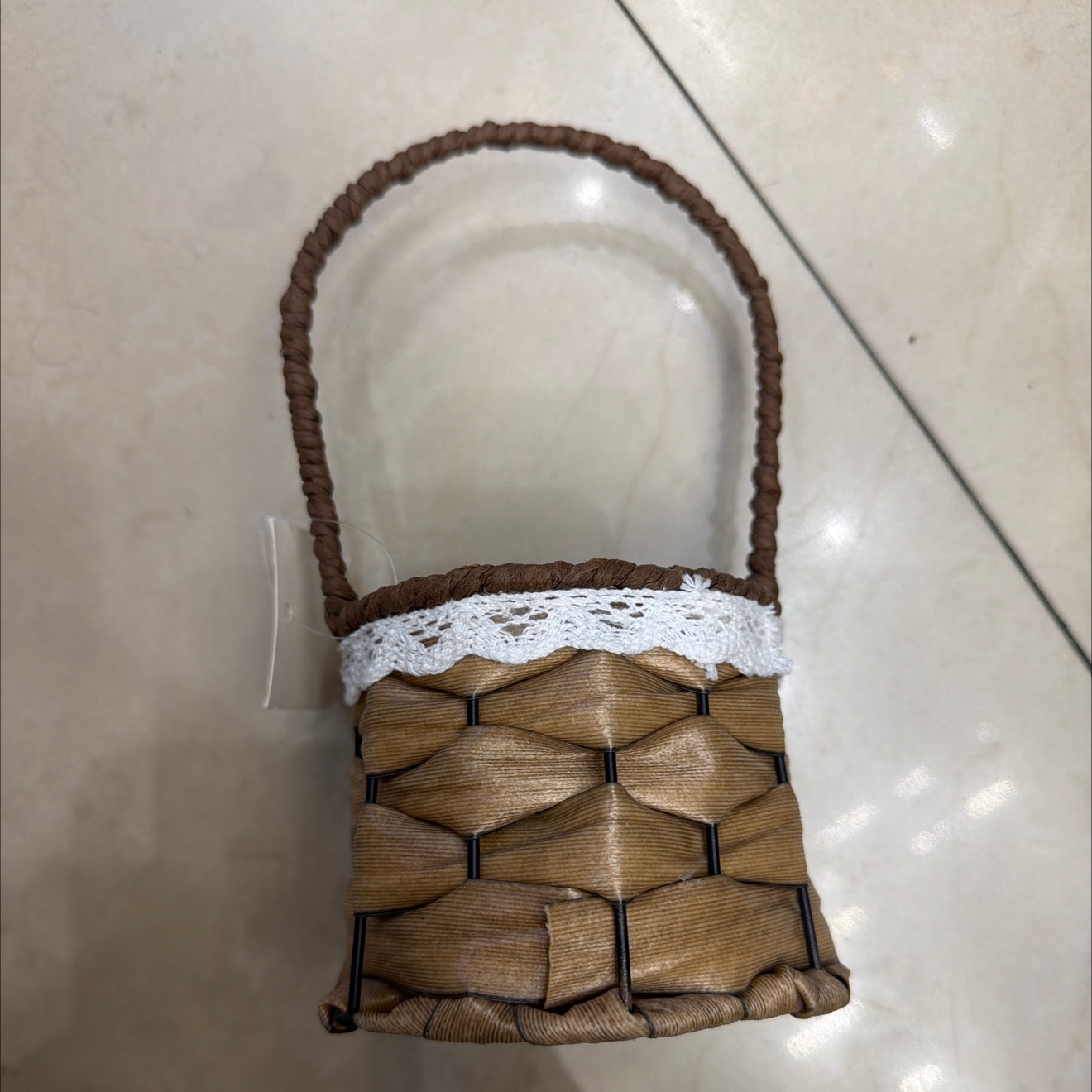 小摆件手工制作精致装饰品插花用品工艺品礼品等等竹编工艺品花篮仿真花盆景花篮竹编工艺品花篮花篮竹编工艺品花篮仿真花盆景花篮细节图