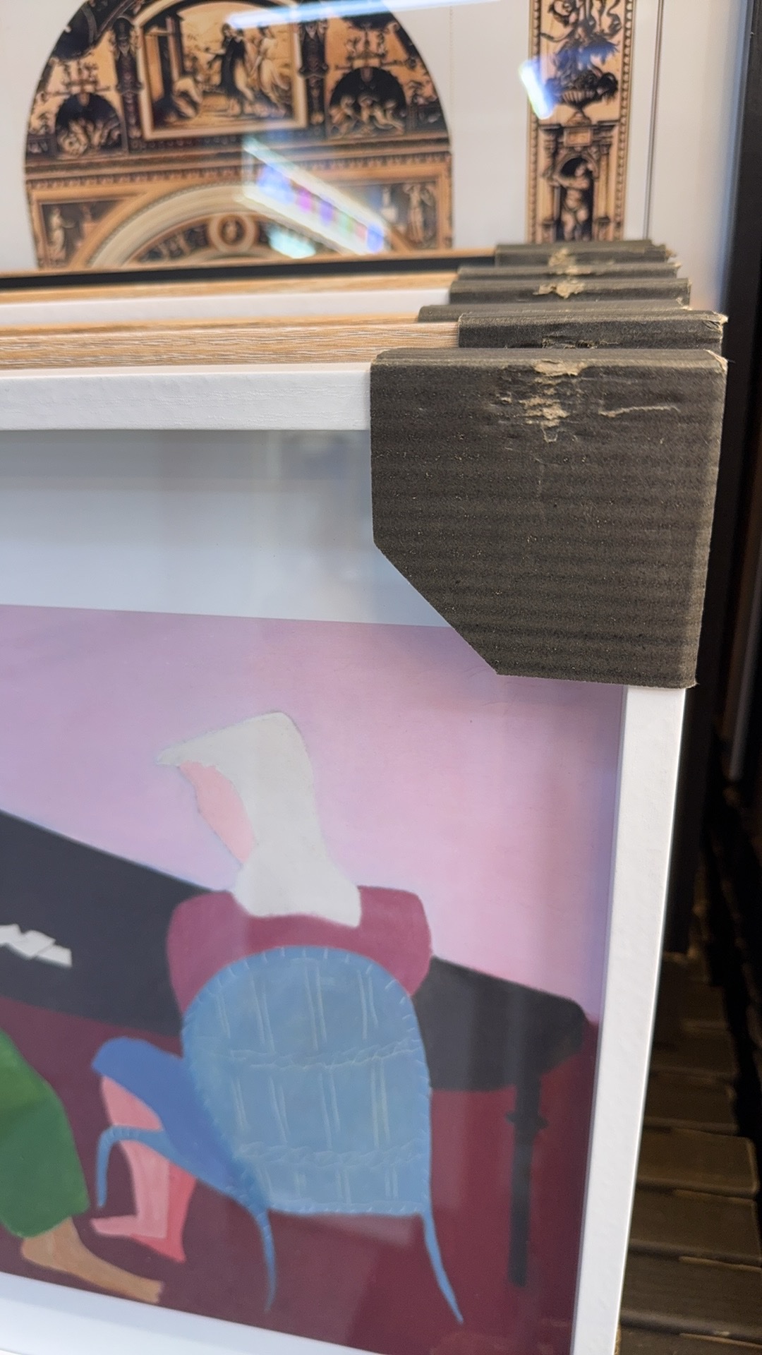 手编墙挂拉菲草电视挂件北欧软装饰品电视挂件手编墙挂电视挂件手编墙挂手编墙挂详情图1