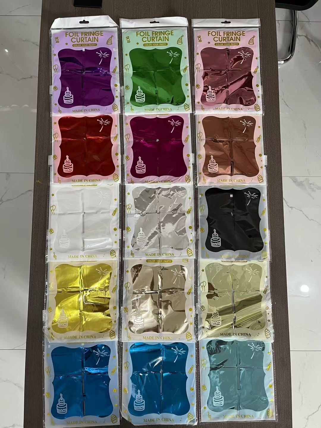 雨丝帘，多色，多款，可以定制弯刀雨丝，渐变雨丝，方块雨丝，细节图