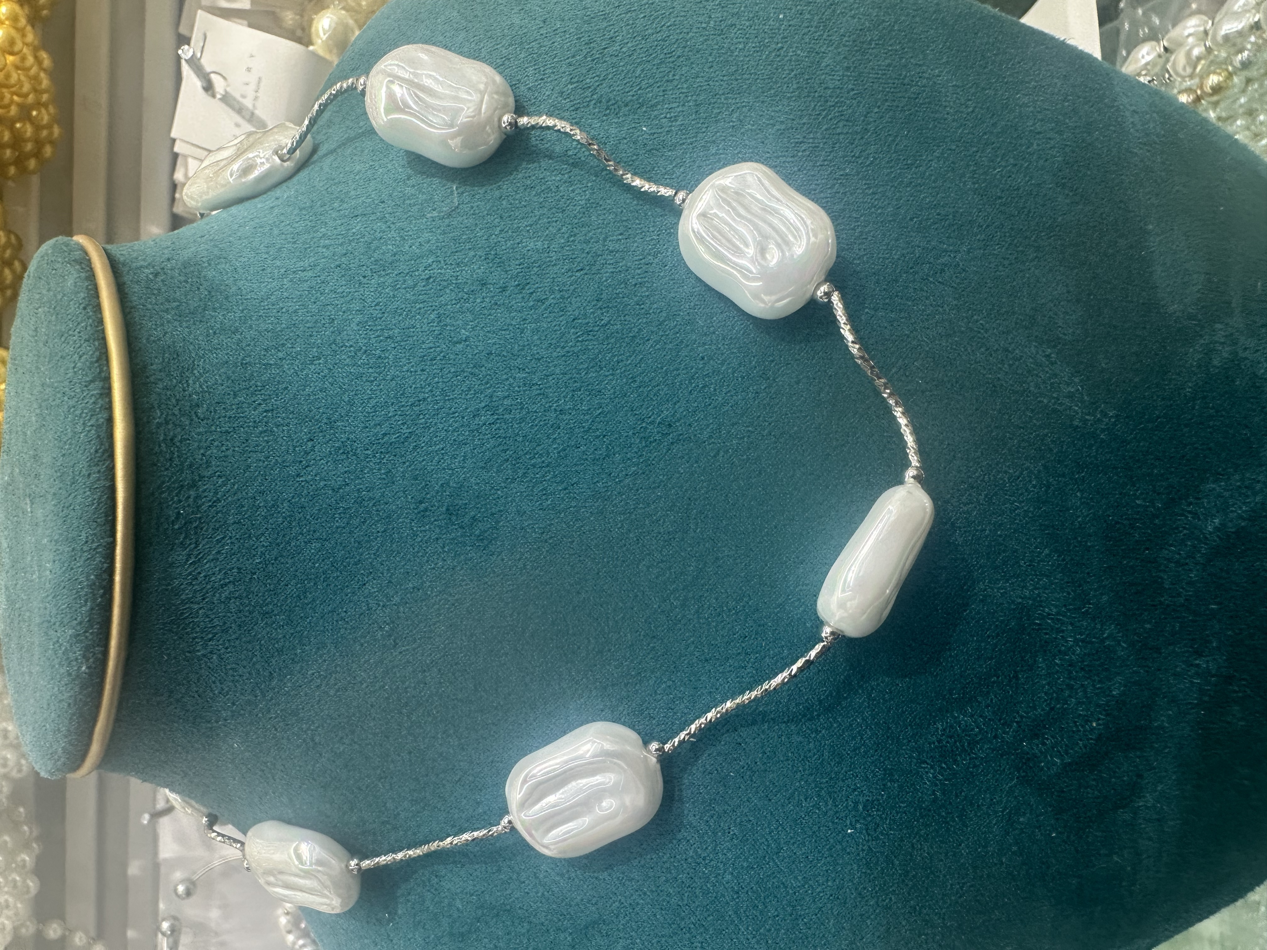 巴洛克异形防珍珠，今年时尚流行款．大昌珠宝A0004产品图