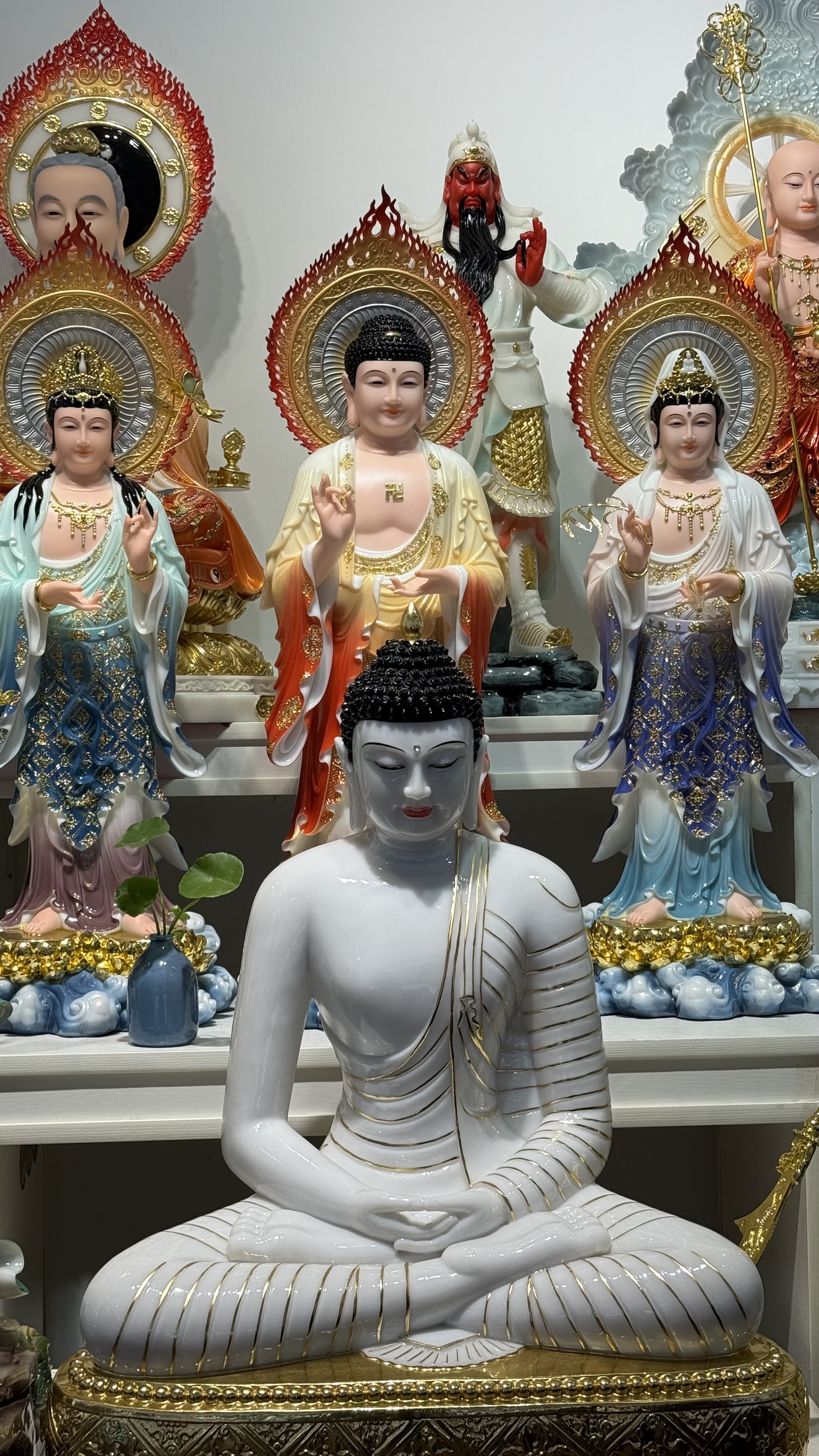 中高端汉白玉 木雕 树脂 陶瓷 工艺品佛像，高端供具供品详情图15