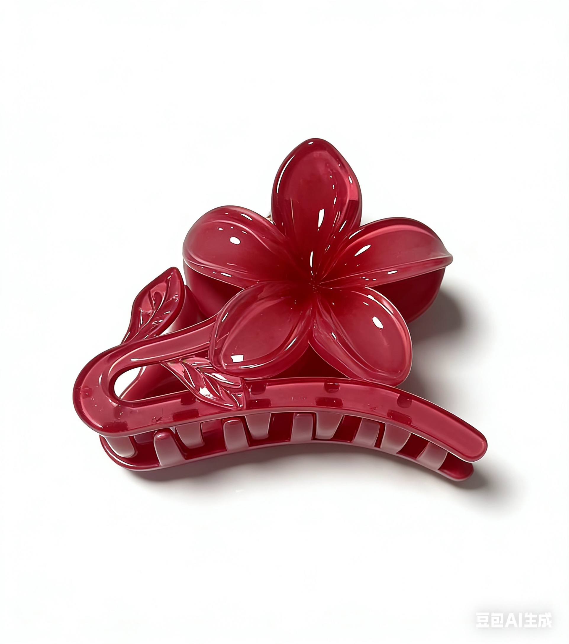 新款鸡蛋花发夹抓夹发饰可爱发卡卡通造型防滑固定发夹发饰发卡产品图