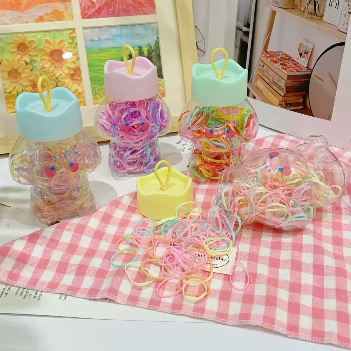 Children's rubber bands, disposable rubber bands, broken hair rubber bands, cute headwear, disposable rubber bands, rubber bands, disposable rubber bands