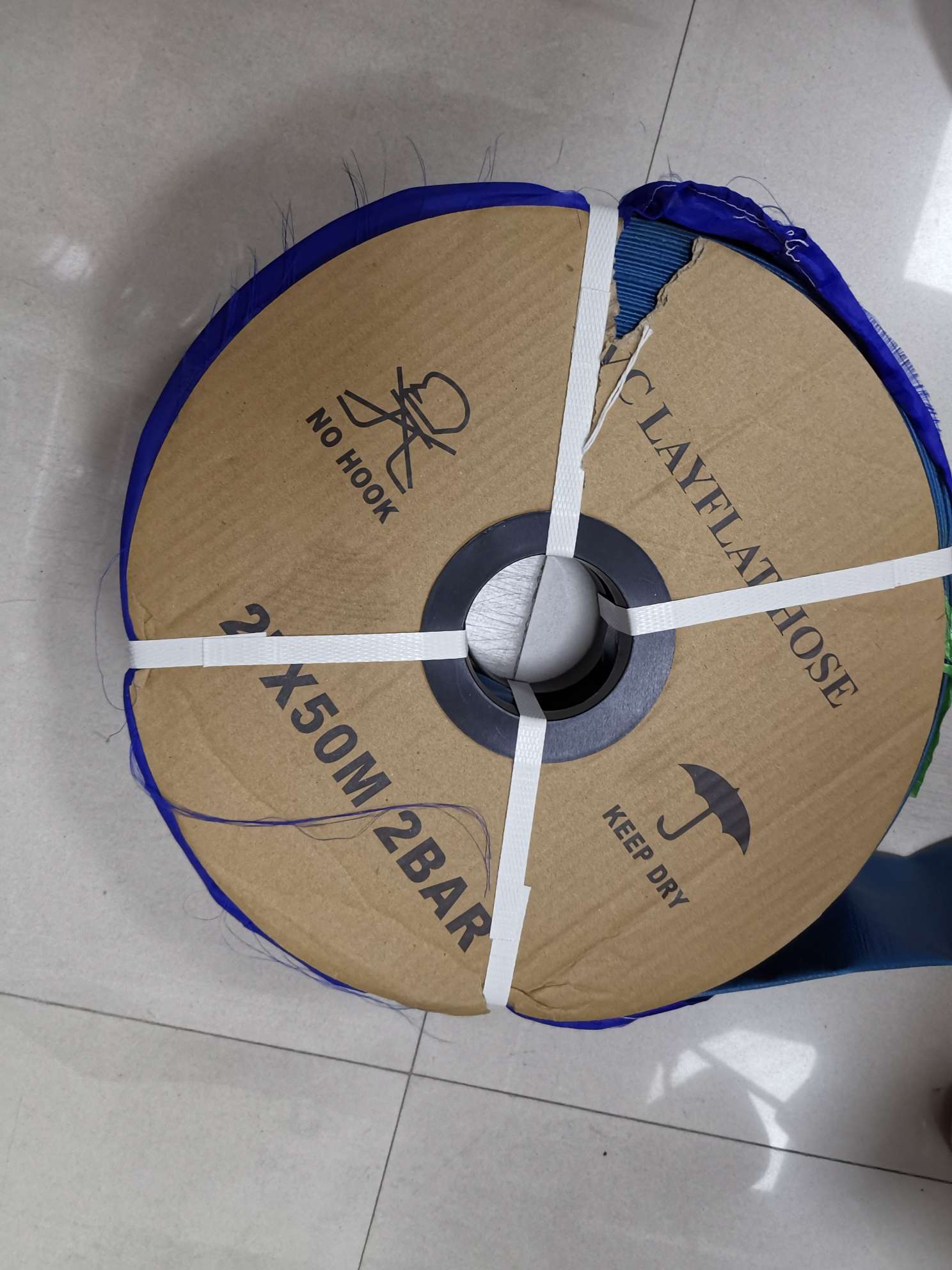 4寸100水带长水带带卷