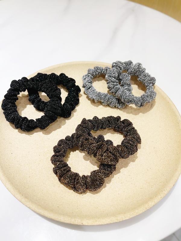 Large intestine hair band, Korean hair tie, women's fashionable hair band, colorful hair accessory detail image 4