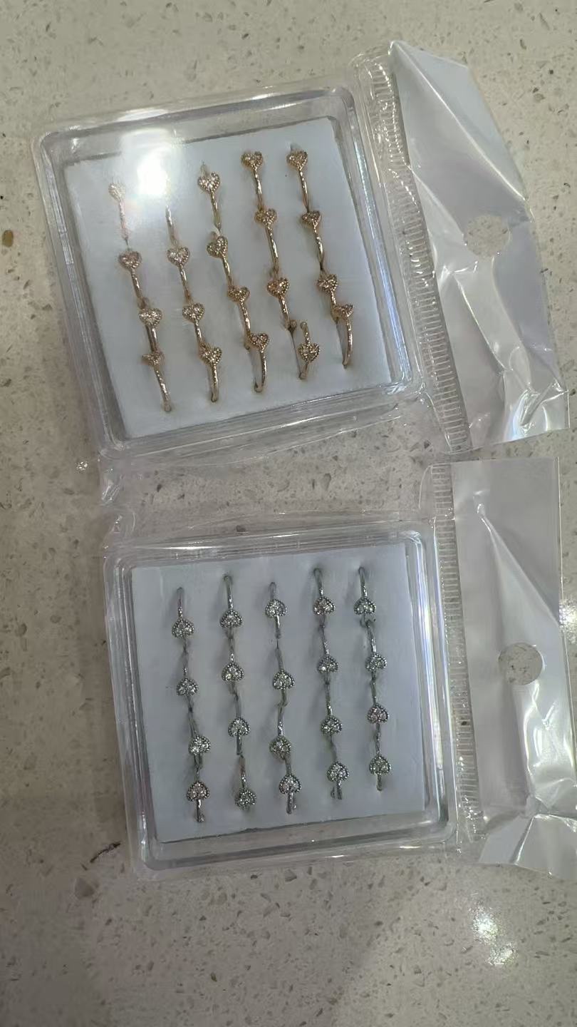 鼻钉穿刺鼻环唇钉卡片时尚饰品新品