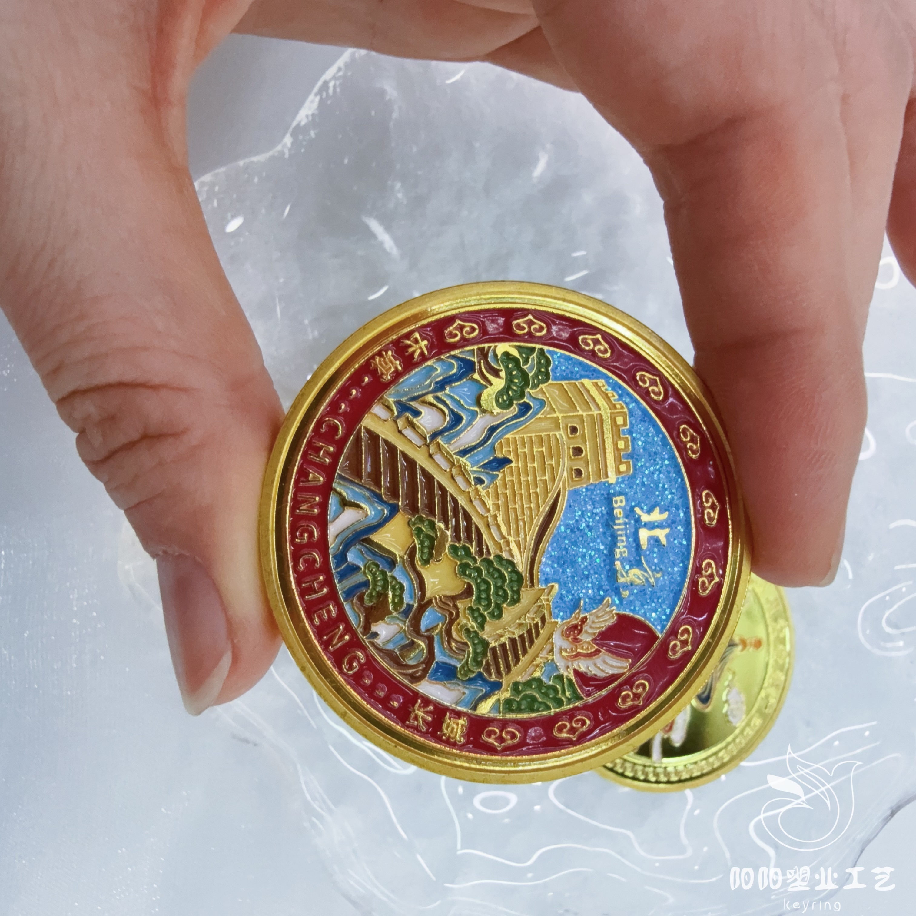 Customized badges, commemorative gold coins, customized game coins, decision-making lucky game metal commemorative MEDALS, coins, tokens, souvenirs, creative souvenirs, government meeting gifts, business souvenirs details Picture