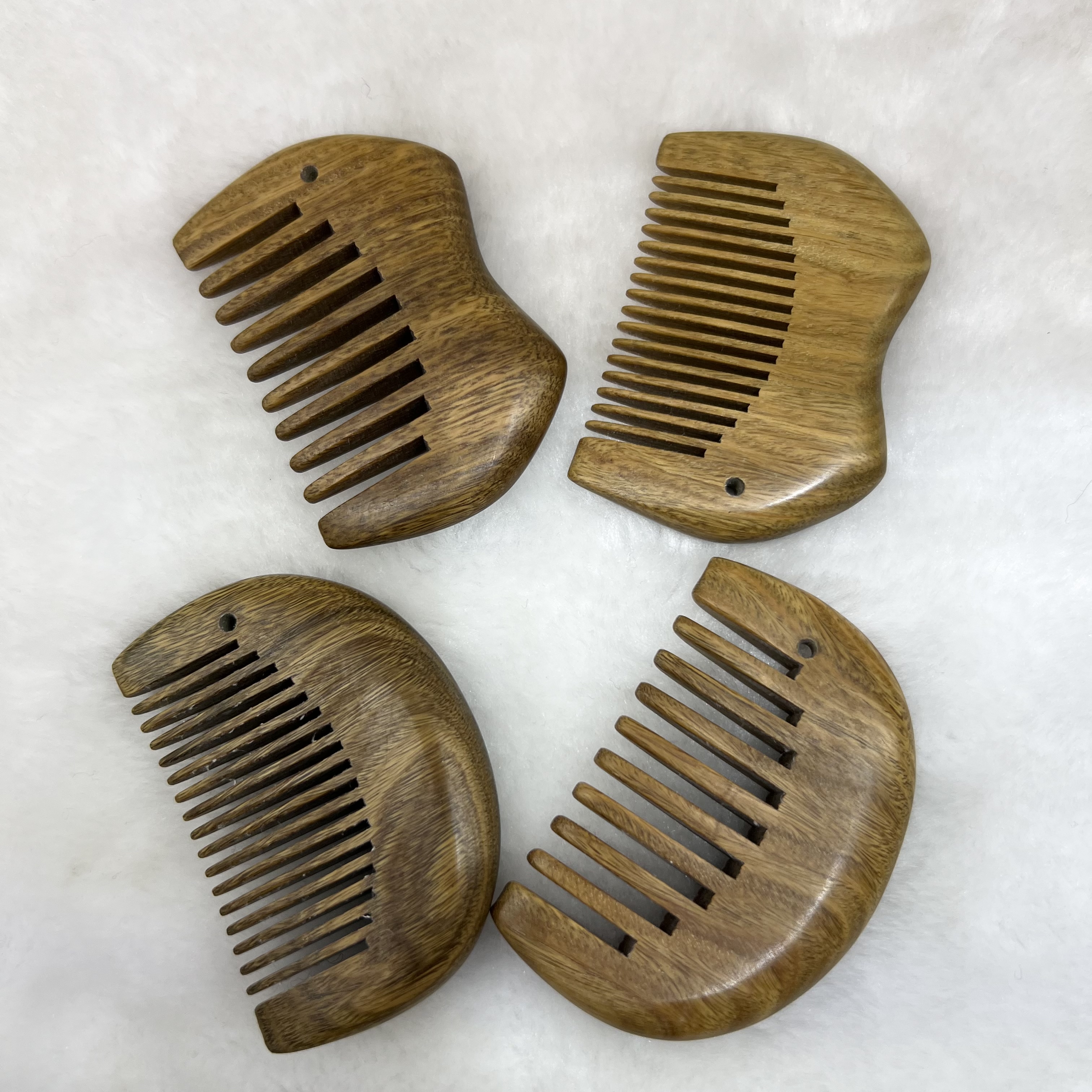 Sandalwood air cushion hair washing comb, anti-static massage hair combing wonder comb, sandalwood comb
