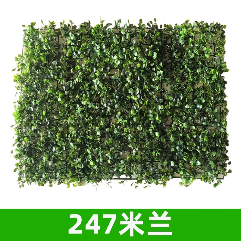 Artificial plant wall, artificial green plants, high-end background wall, artificial flowers, outdoor decorative landscape lawn, cross-border wholesale lawn floor, artificial props, photo flowers, artificial flower lawn detail image 1