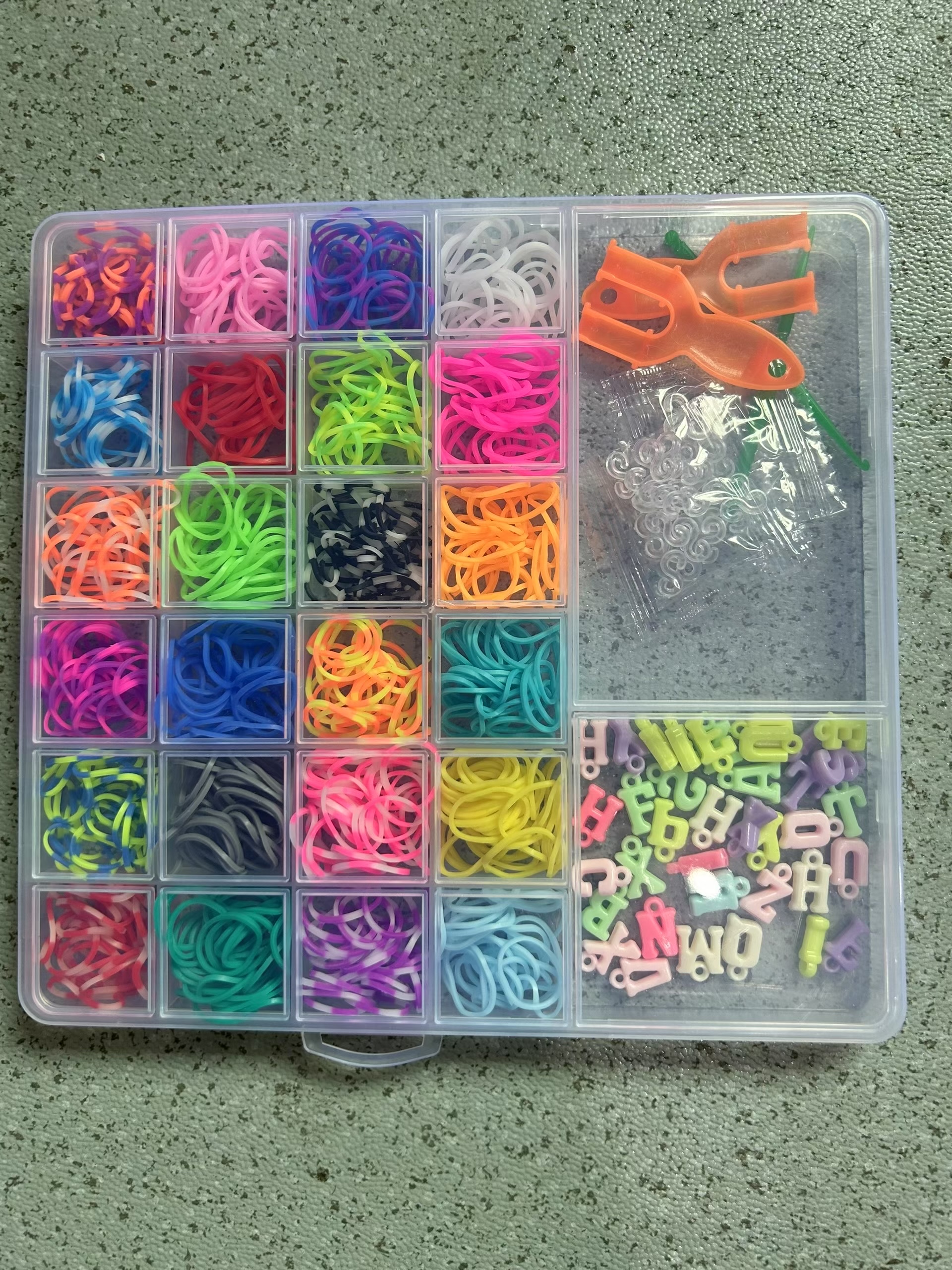 26/28/29格DIY皮筋+串珠，儿童益智玩具动手动脑创意编织，外贸电商热销详情图9