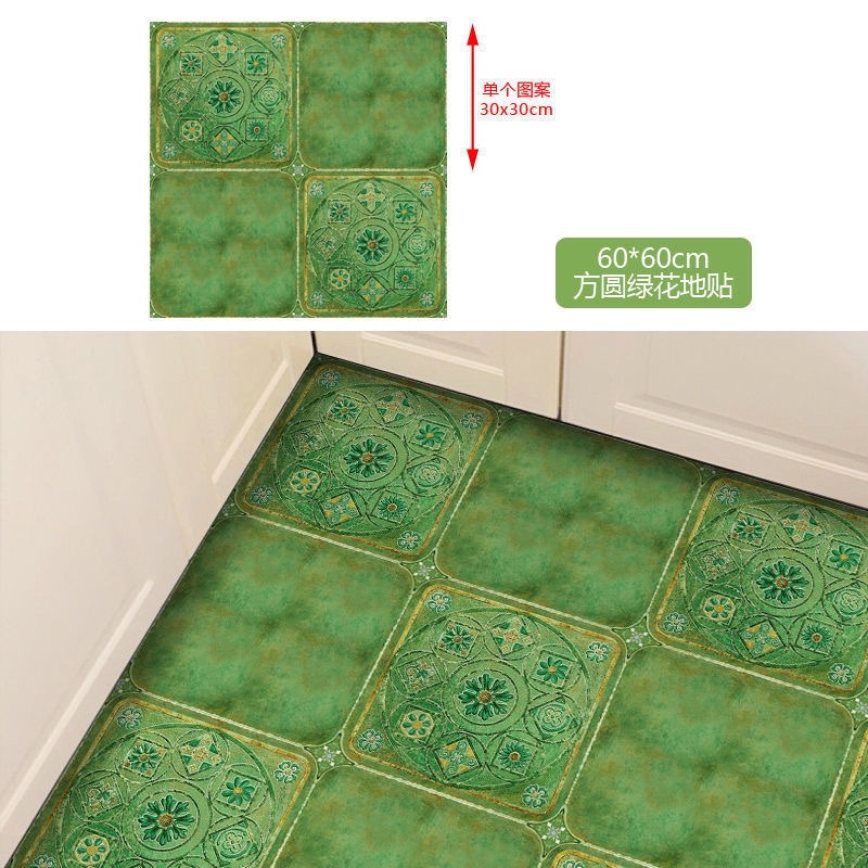Thickened self-adhesive decorative wall and floor stickers for the kitchen, retro American-style stickers for the renovation of the living room and balcony detail image 7