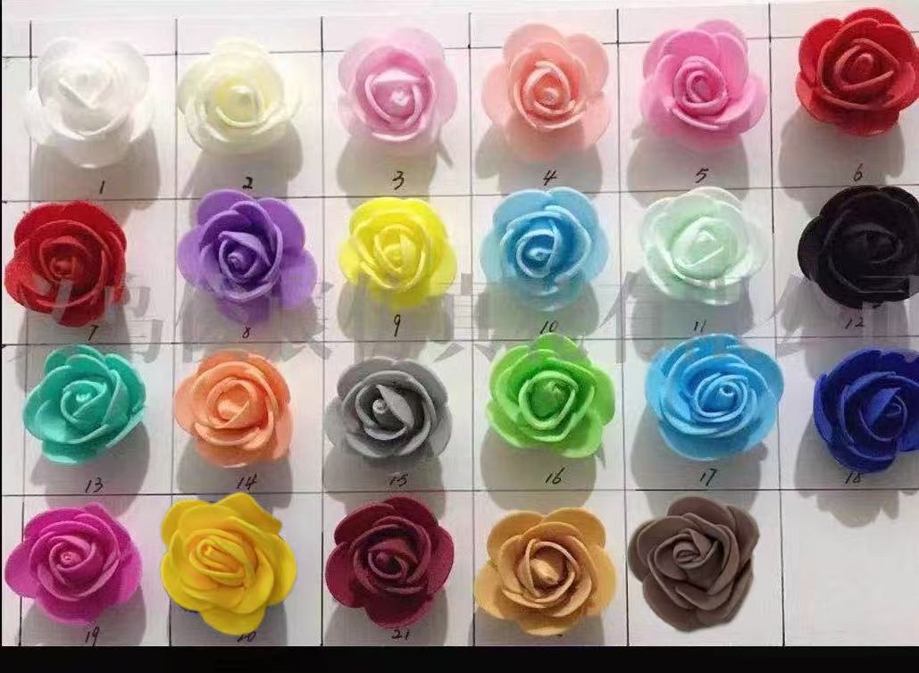 3.5cm小花钩织仿真花郁金香装饰假花祀祭用品花